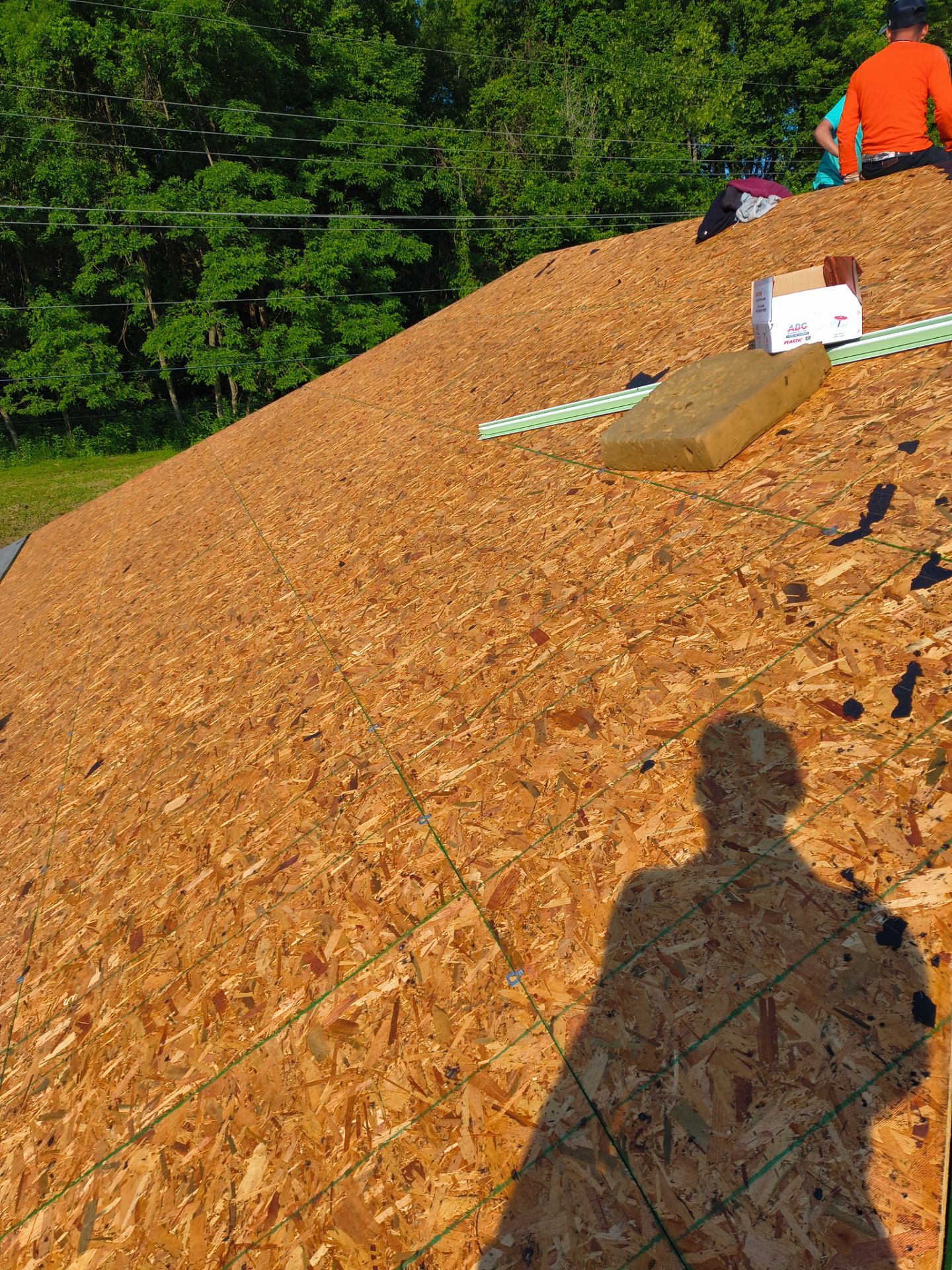 Residential Roofing Installation using GAF Timberline HDZ Shakewood by Rainstoppers Roofing
