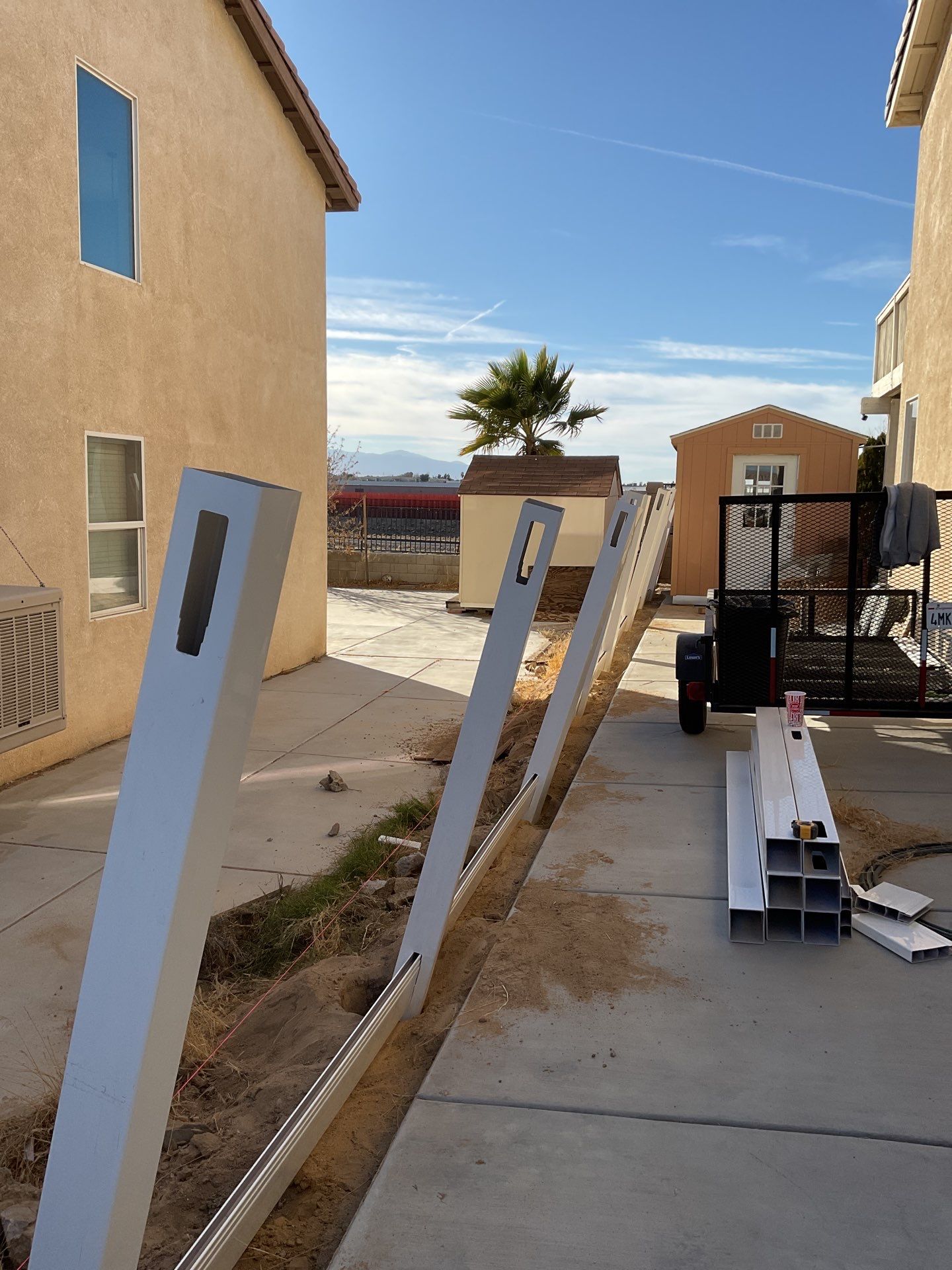 6ft White Privacy Vinyl by Fence Guys Inc.