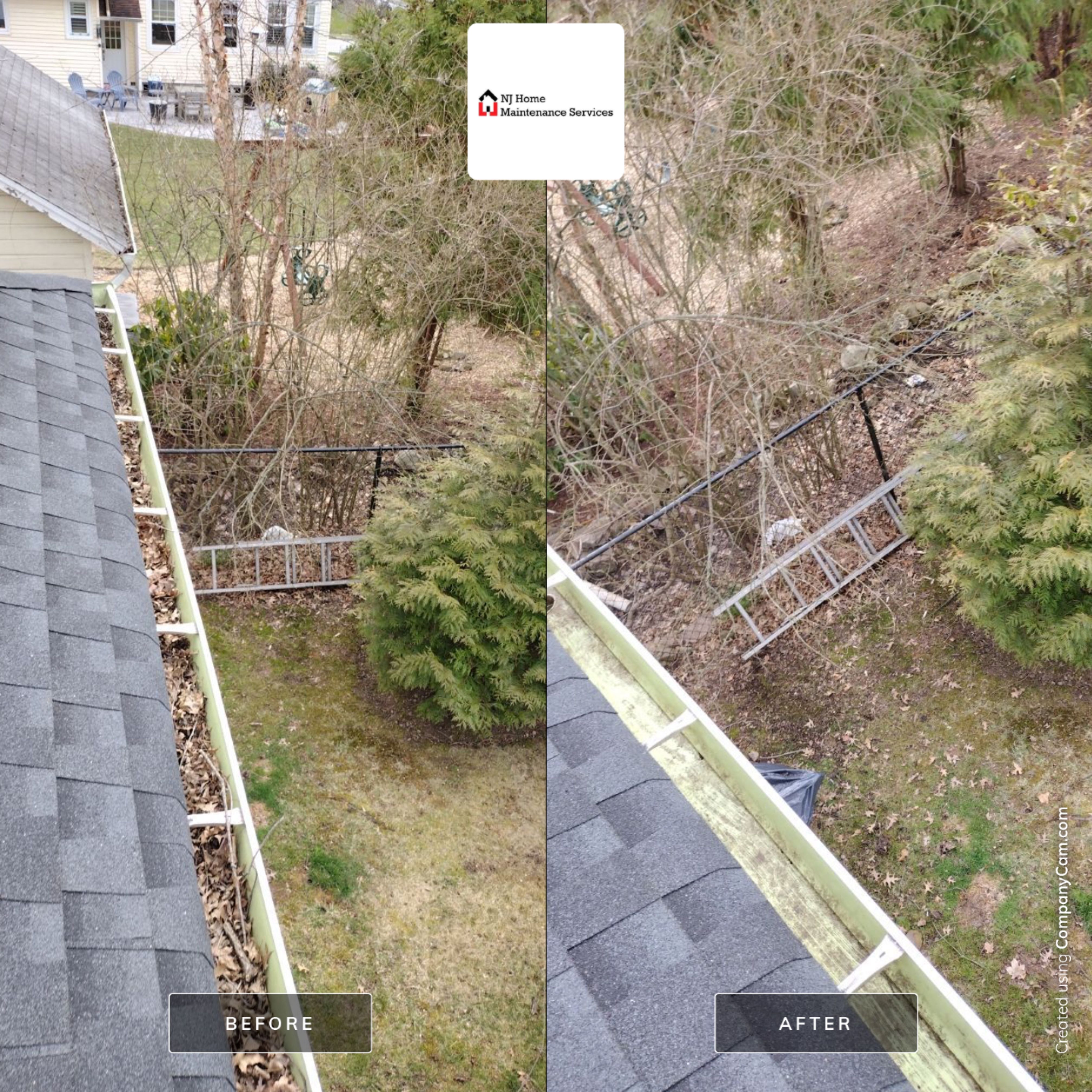 Residential Gutter Cleaning and System Assessment in Verona New Jersey by NJ Home Maintenance Services