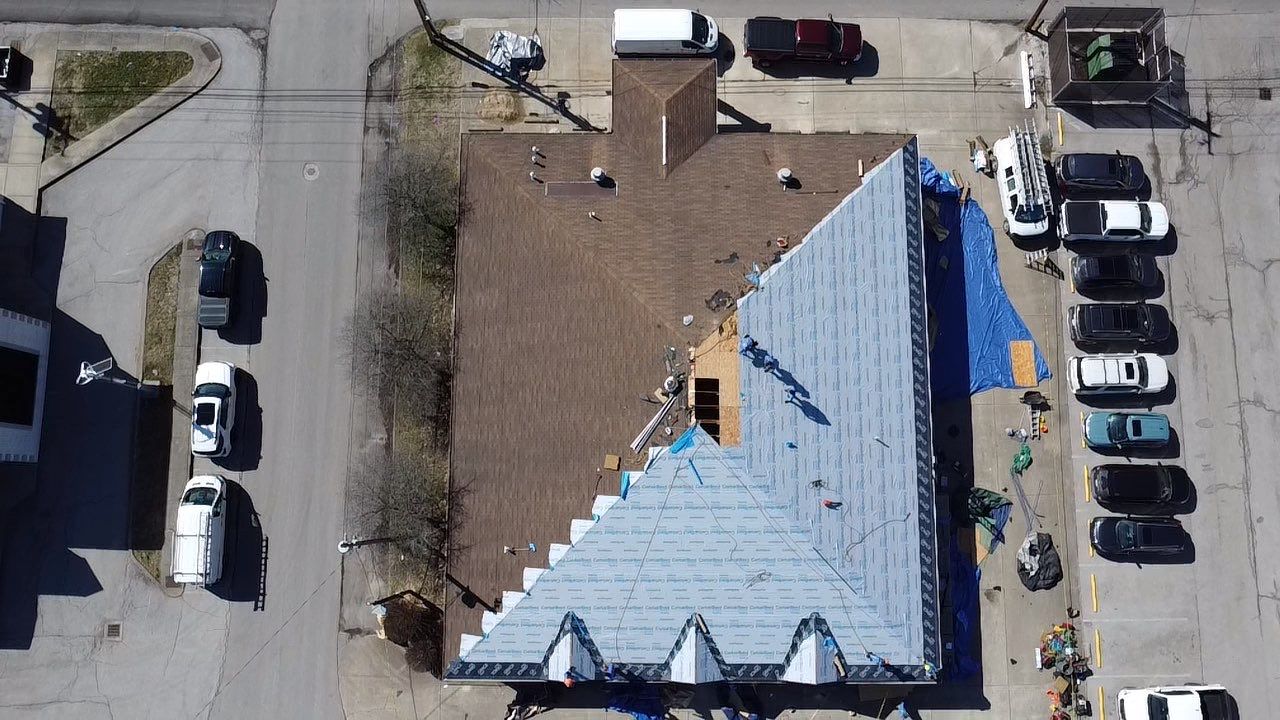 Commercial Roofing Installation using Certainteed Landmark Pro Shingles by Fahey Roofing + Contracting