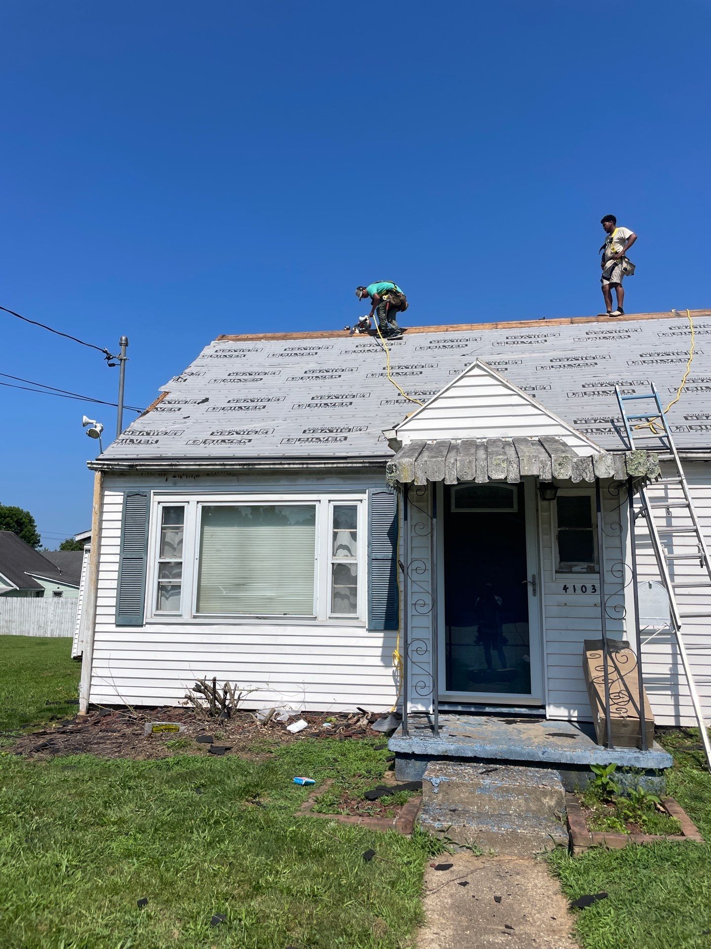 Residential Roofing Installation using Metal by Rainstoppers Roofing