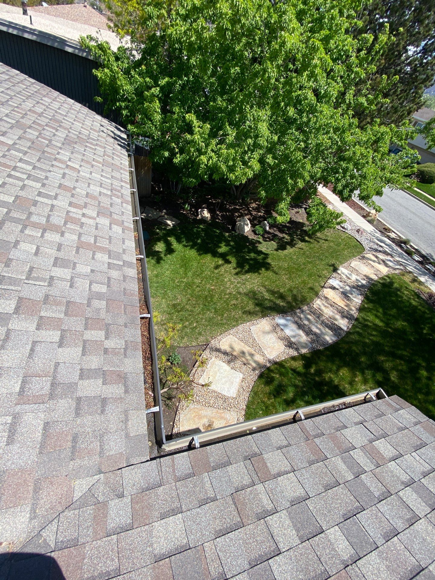 Project in Cotton Wood Heights by Emerald Gotcha Gutters 