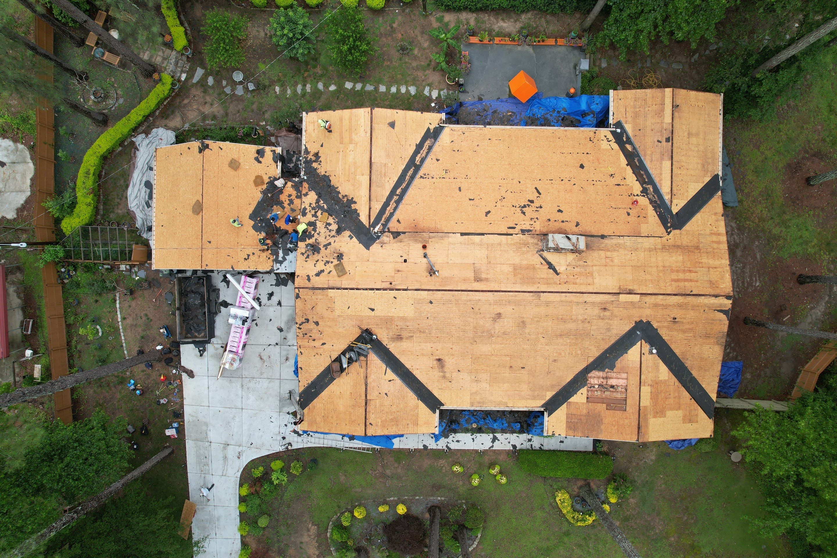 Residential Roofing Installation using Owens Corning by Inspector Roofing and Restoration