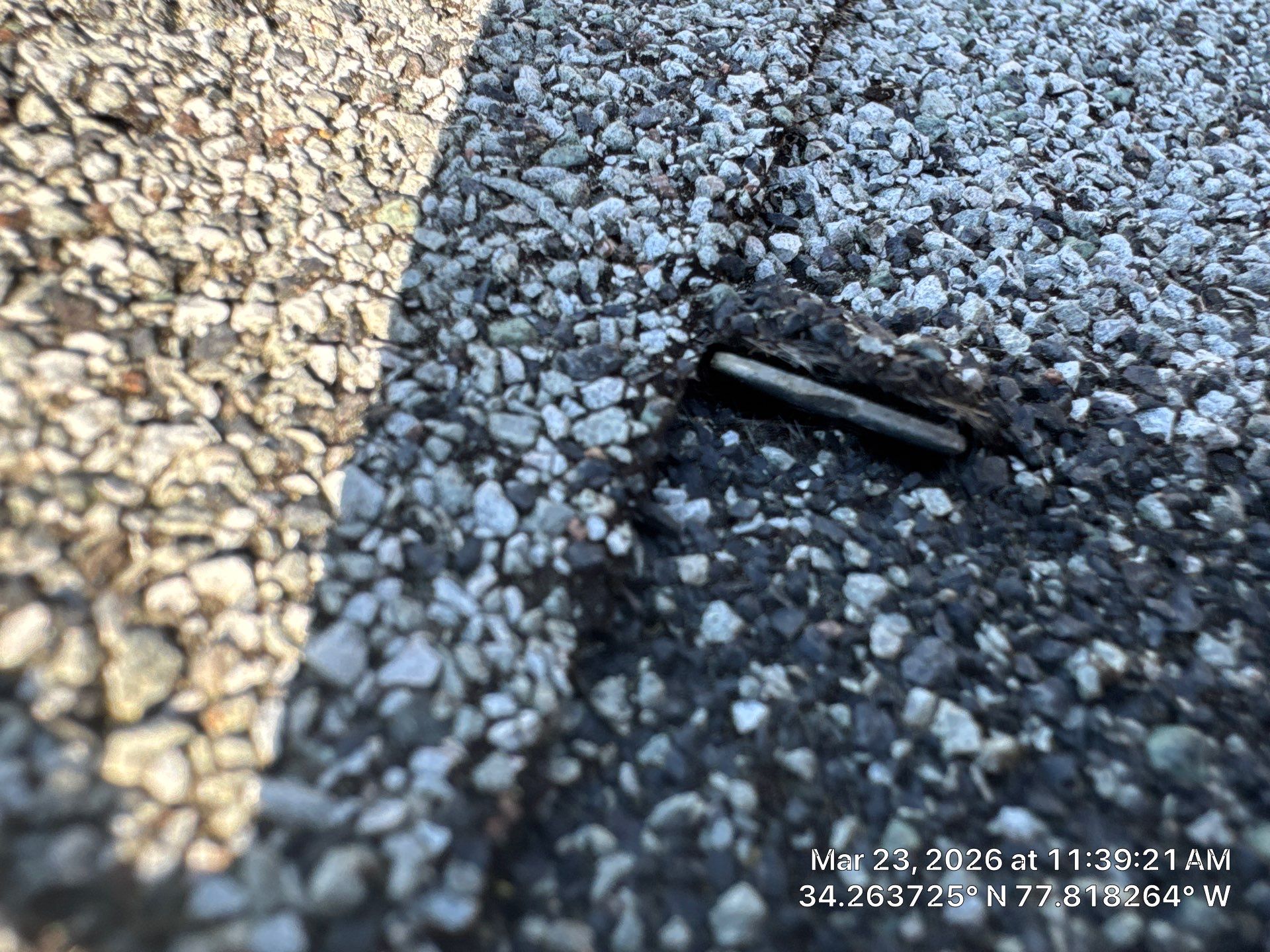 A 5-year-old roof that needed full replacement by North Carolina Roofs