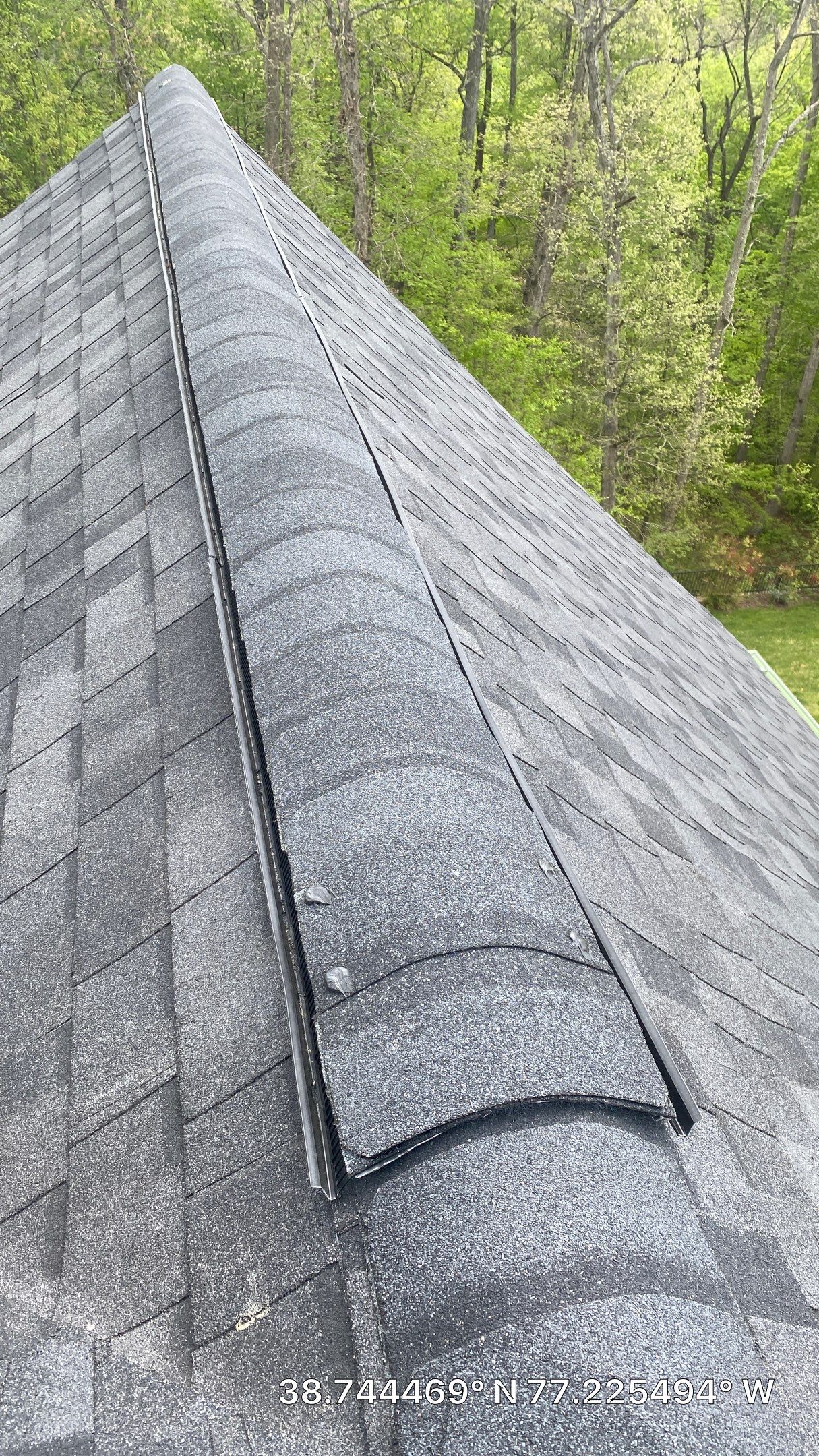 Springfield: CertainTeed Landmark Pro Designer Shingles in Max Def Moire Black by RM Banning, Inc.