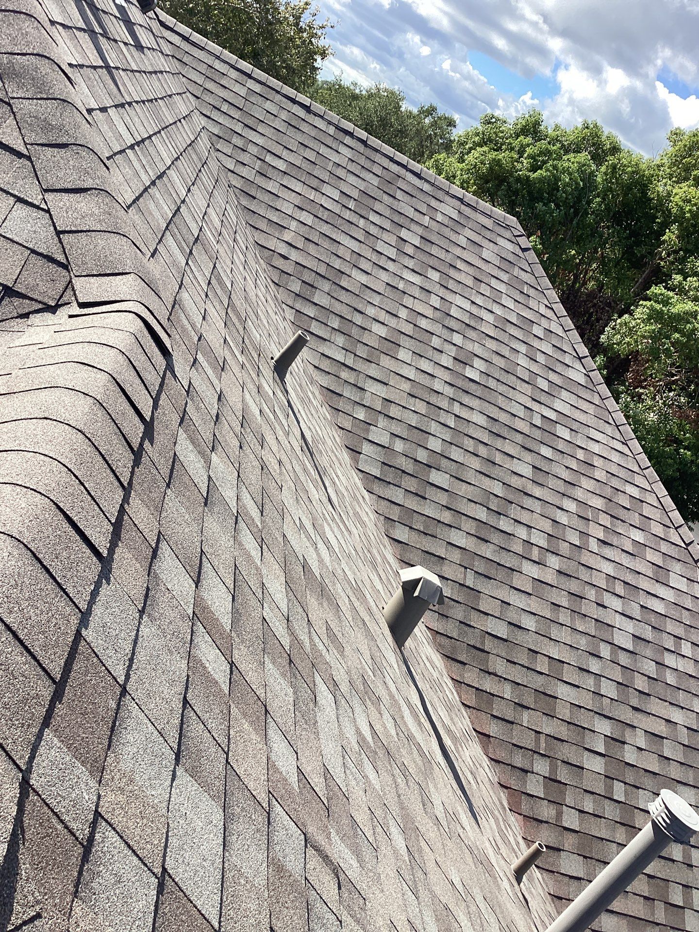 Residential Roofing Installation using Owen's Corning Duration (Lifetime) Shingles by Roof Repair Company