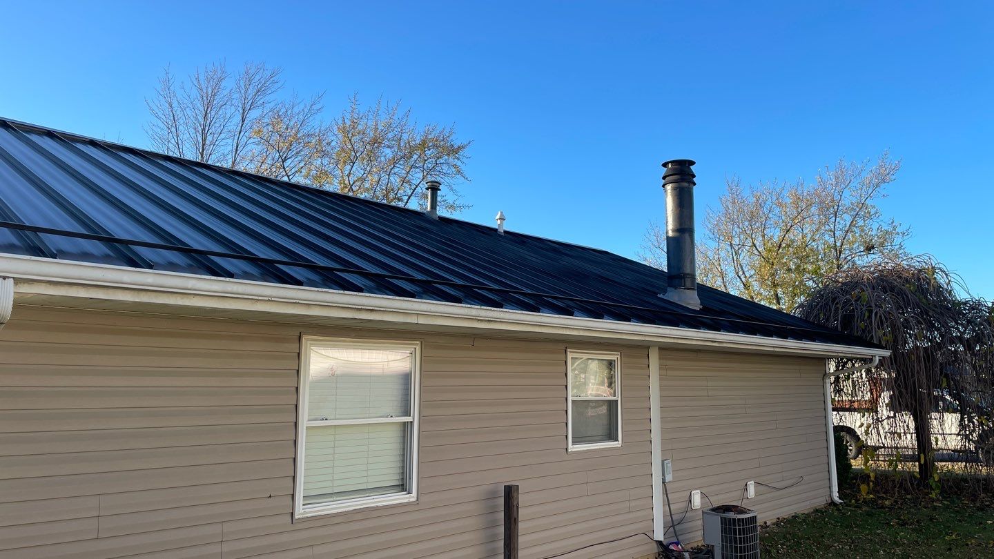 Residential Roofing Installation using Platinum Pro Standing seam  by Nitro Roofing and Construction