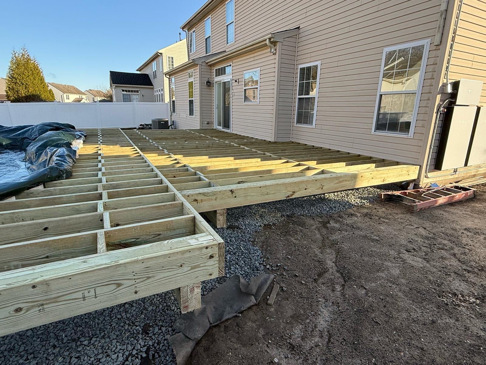 new pool deck in Howell by deck guardian