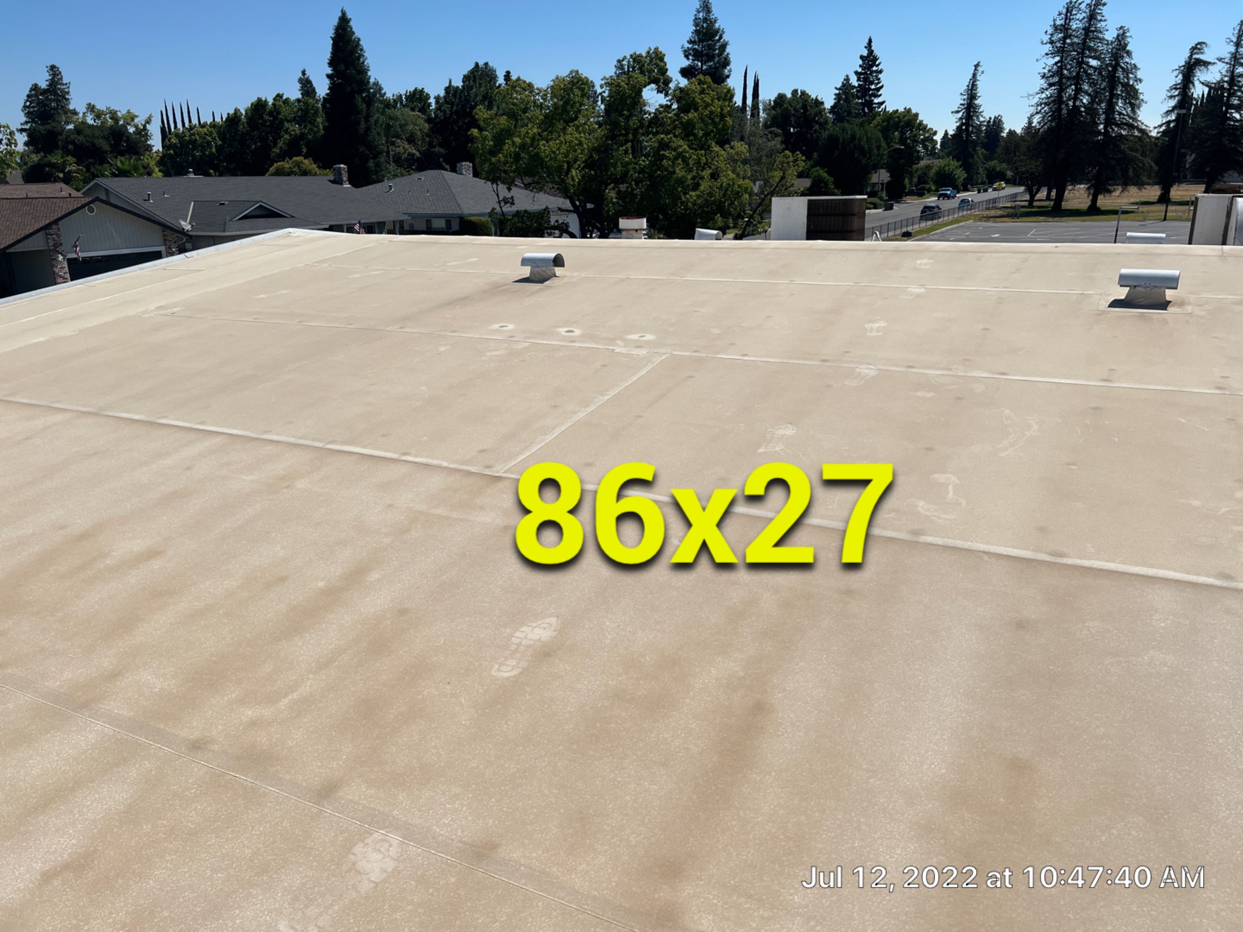MR Roofing system using Benchmark/PUMA XL coatings over TPO single-ply roofing by Straight Edge Roofing Inc