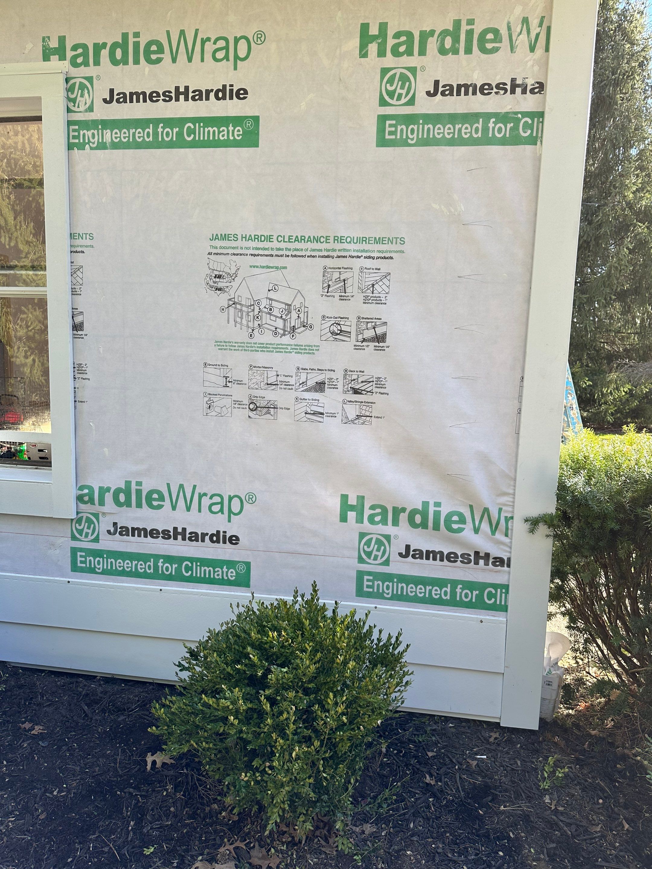James Hardie Siding installation in New Albany by Best Exteriors Inc