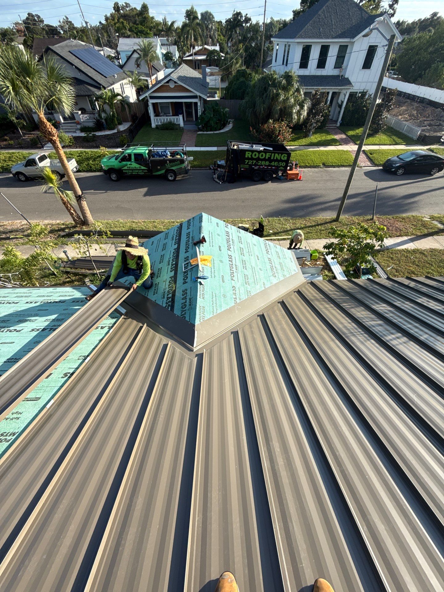 Project in St. Petersburg 33713 by Mitchell Roofing Company LLC 