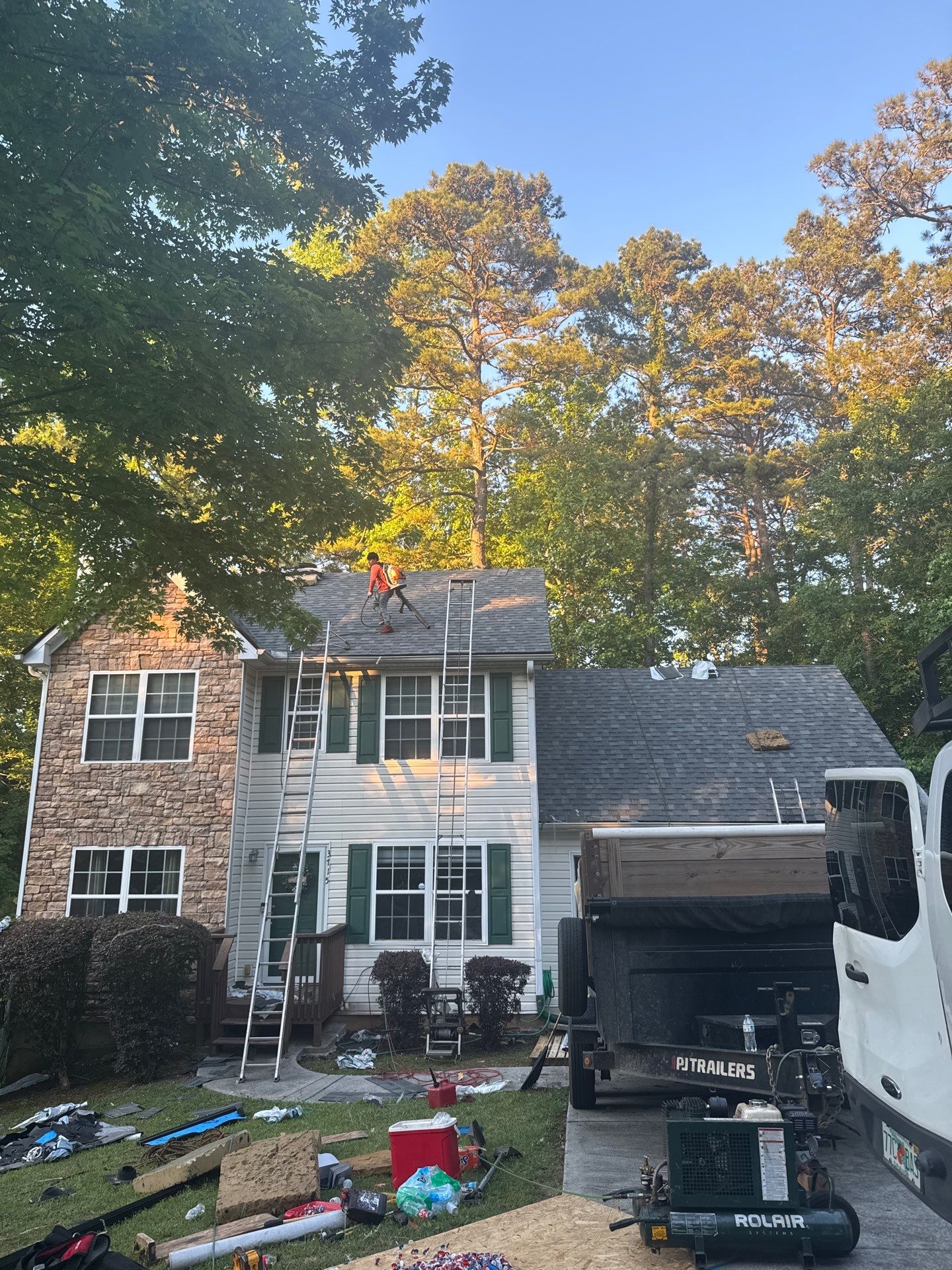 Residential Roof Replacement using IKO CAMBRIDGE - WEATHERWOOD by Elite Roofing LLC