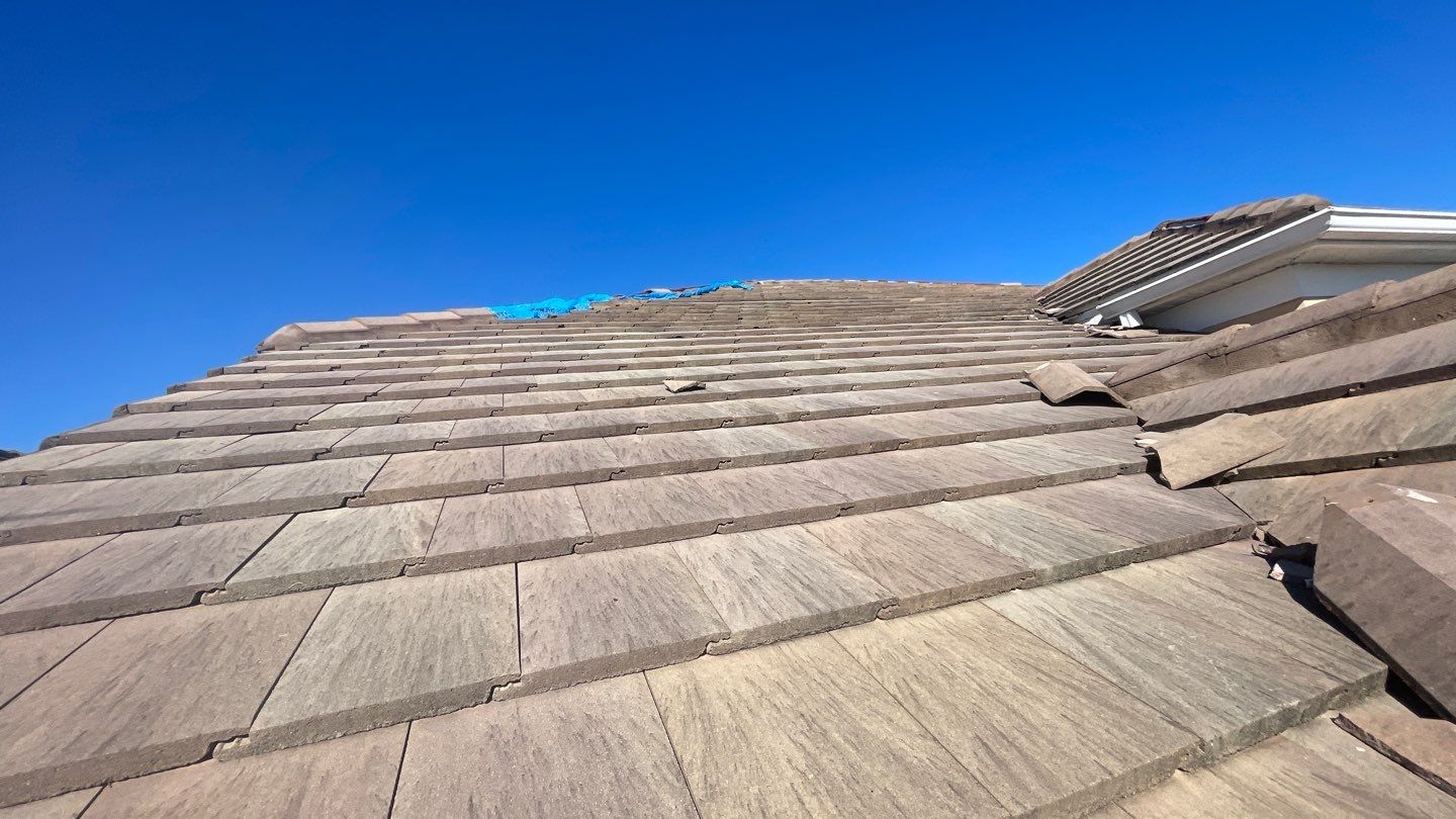 Residential Roofing Repair using Concrete Tile by Four Peaks Roofing