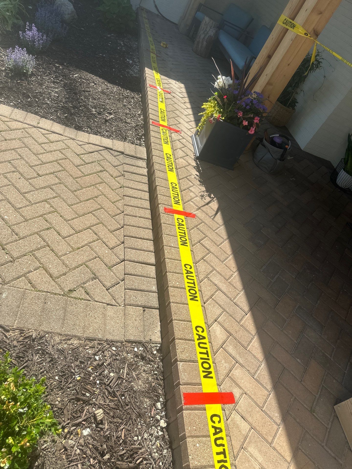 Brick paver repair, cleaning and sealing by Northern Power Washing LLC.