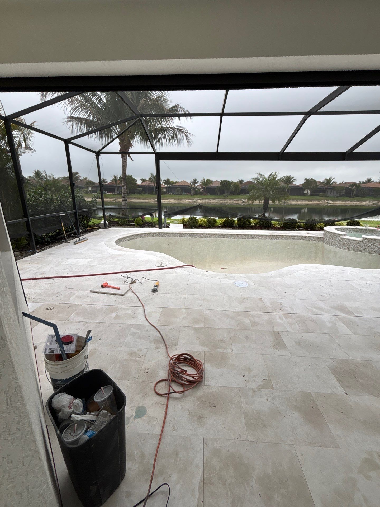 Pool Deck Renovation | Pool Coping | Waterline Tile | Bonita National Golf & Country Club` by Old Town Pavers Llc