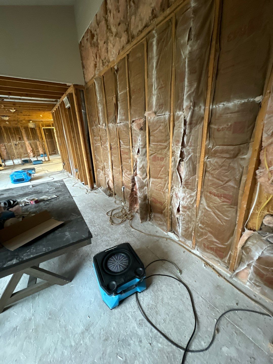 Project in Mt Morris Township by EzDry Water Mitigation & Property Restoration