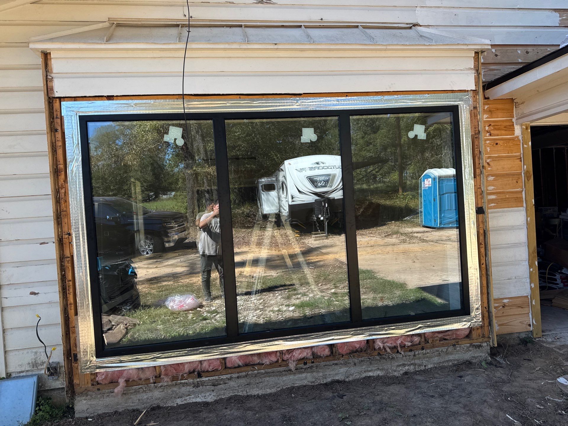 Panoramic Grandeur: 16-Foot Wide Architectural Sliding Door Installation by Tibi Soli LLC