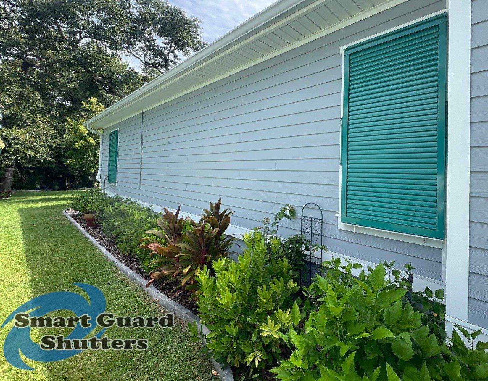 Impact Bahamas in Mint Turquoise by Smart Guard Shutters