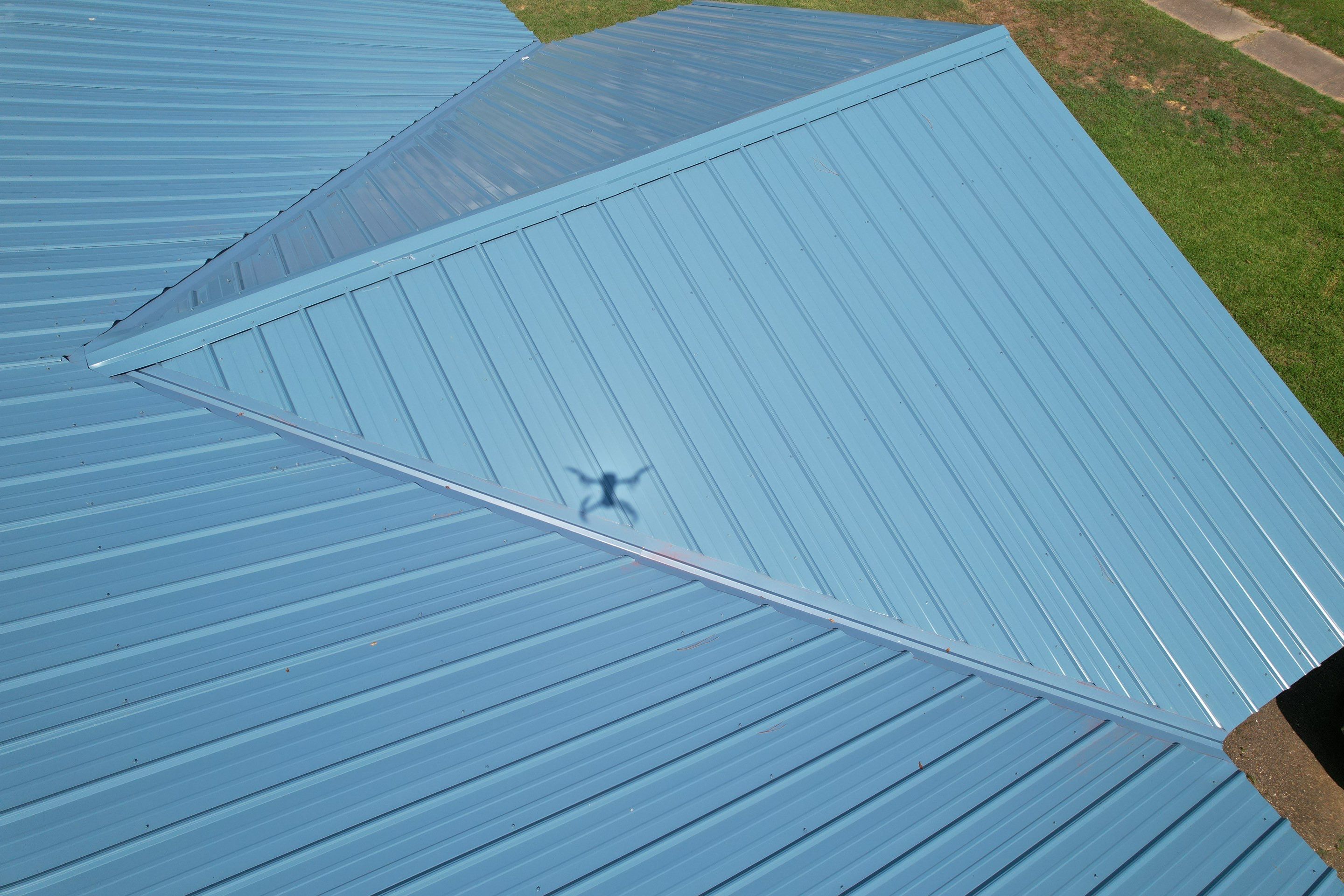 Residential Reroof: 29 GA. Colored Residential Panel by Hostetler Roofing