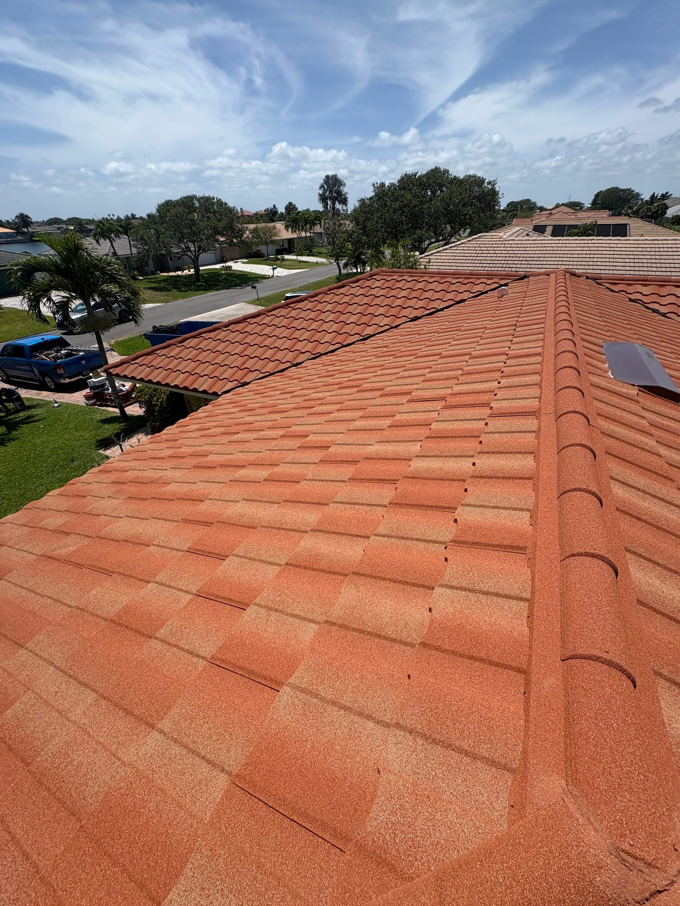 Tile Reroof Replacement Satellite Beach FL by Pinnacle Roofing Group