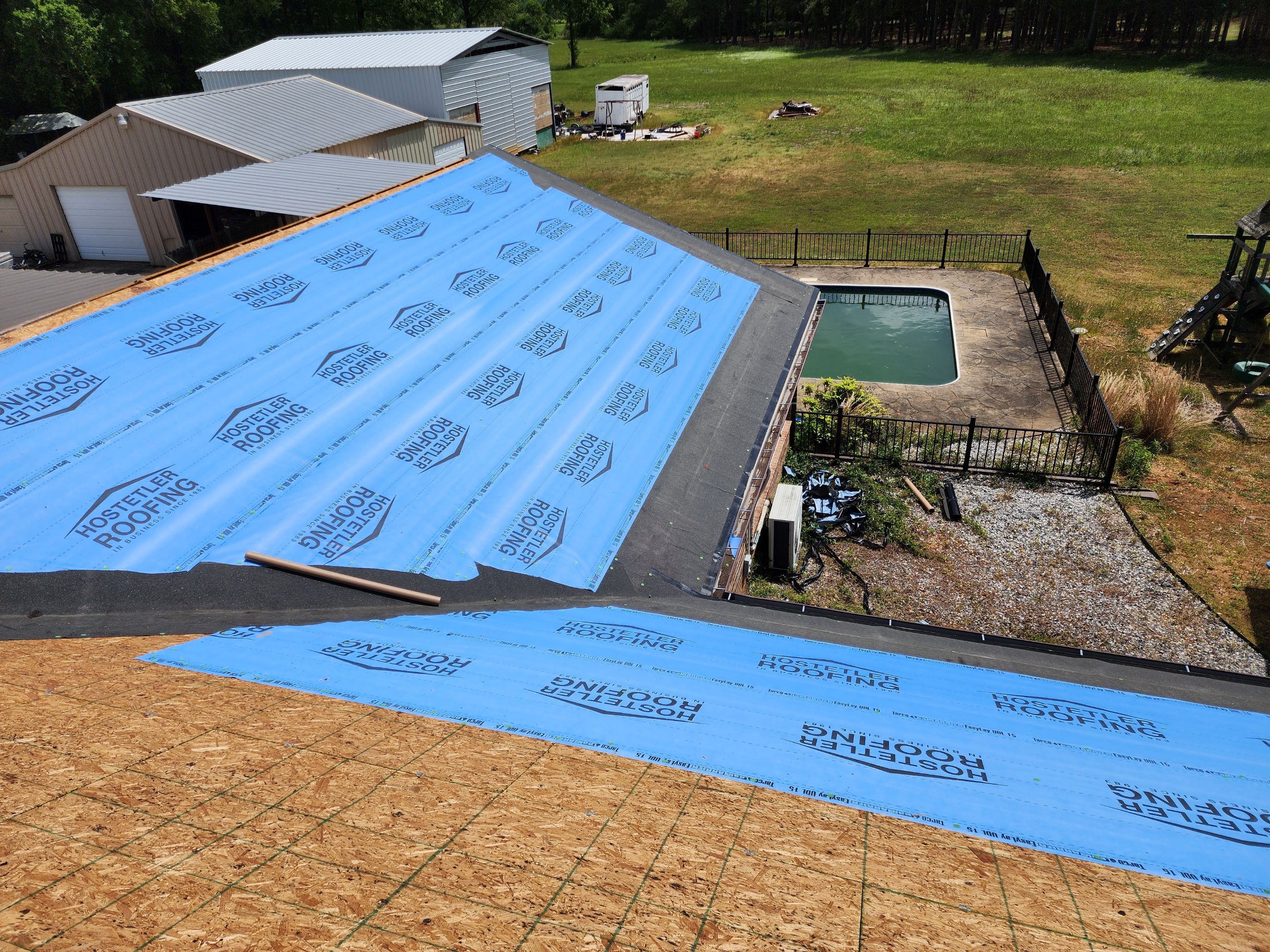 Residential Shingle Reroof using Malarkey Vista by Hostetler Roofing