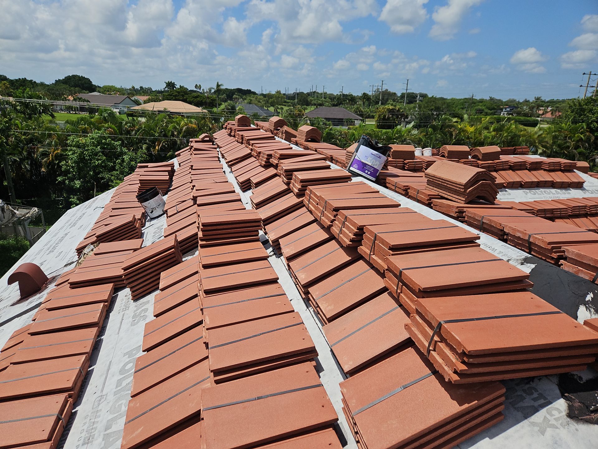 Residential Roofing Installation using Eagle Roofing Tile by BLUES BROTHERS ROOFING