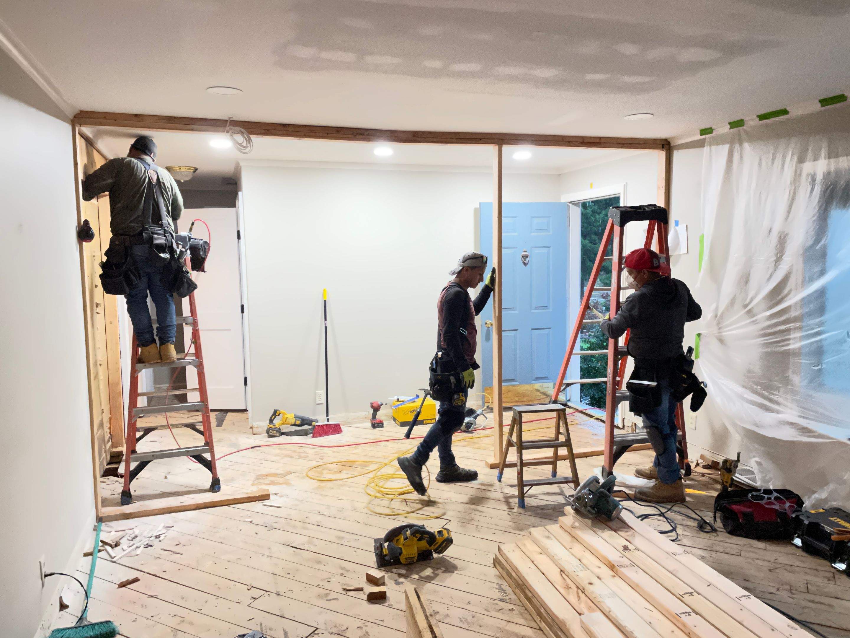 New Addition to Home using Wood by Home Concepts Construction