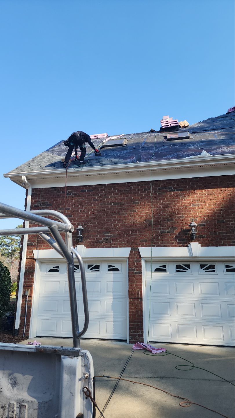 Residential Roofing Installation using Owens Corning Duration Estate Gray by Indigo State Roofing