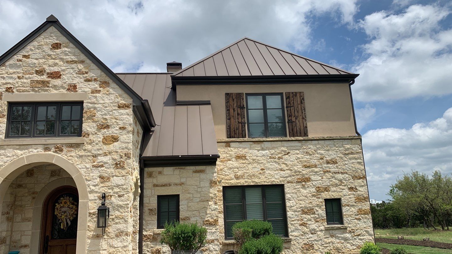 Cliffside installation for primary water source. by Hill Country Rain Water