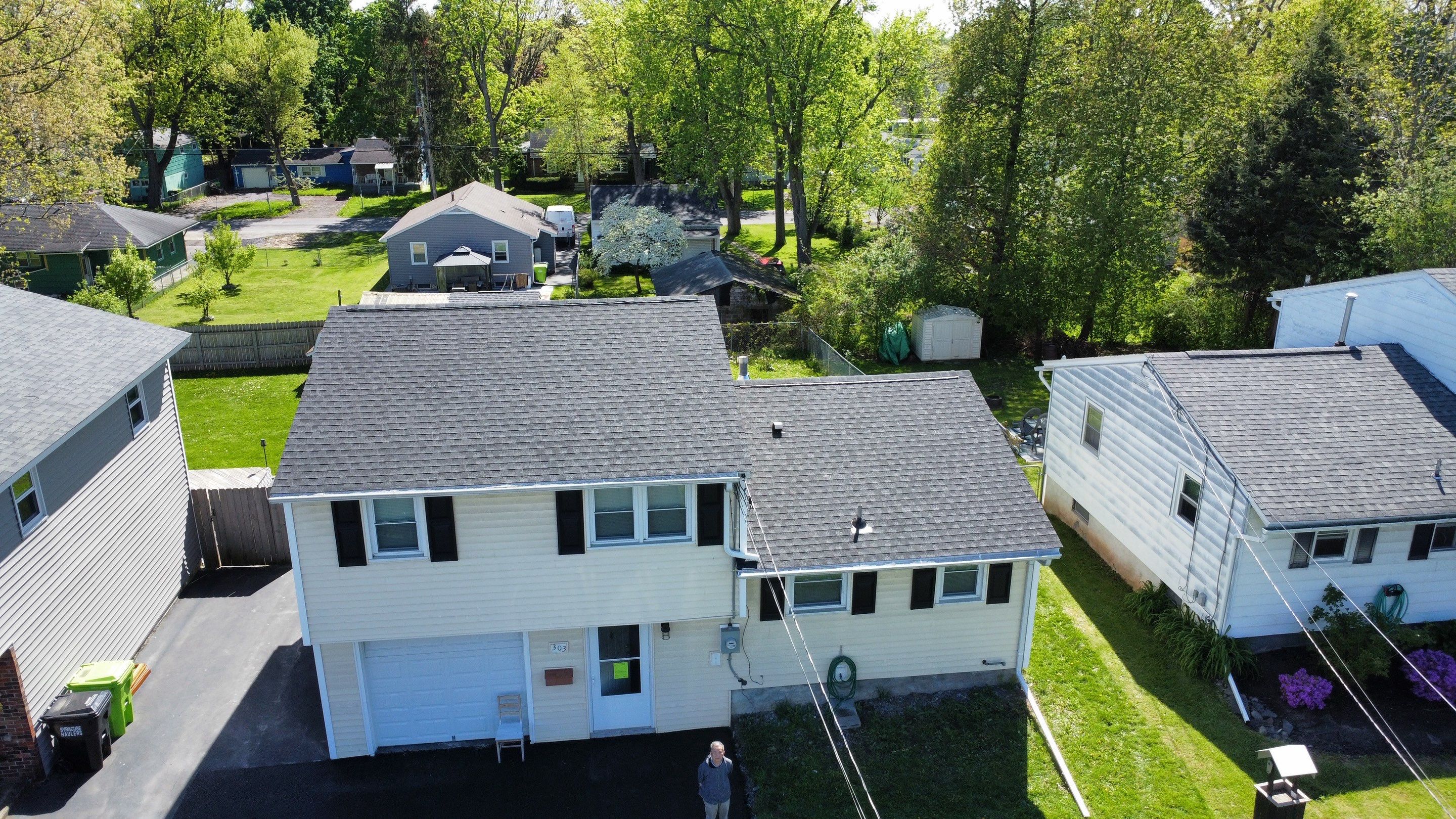 🔨 Roof Replacement Completed in Liverpool, NY | GAF Shingles 🏠 by Alpha Omega Roofing LLC