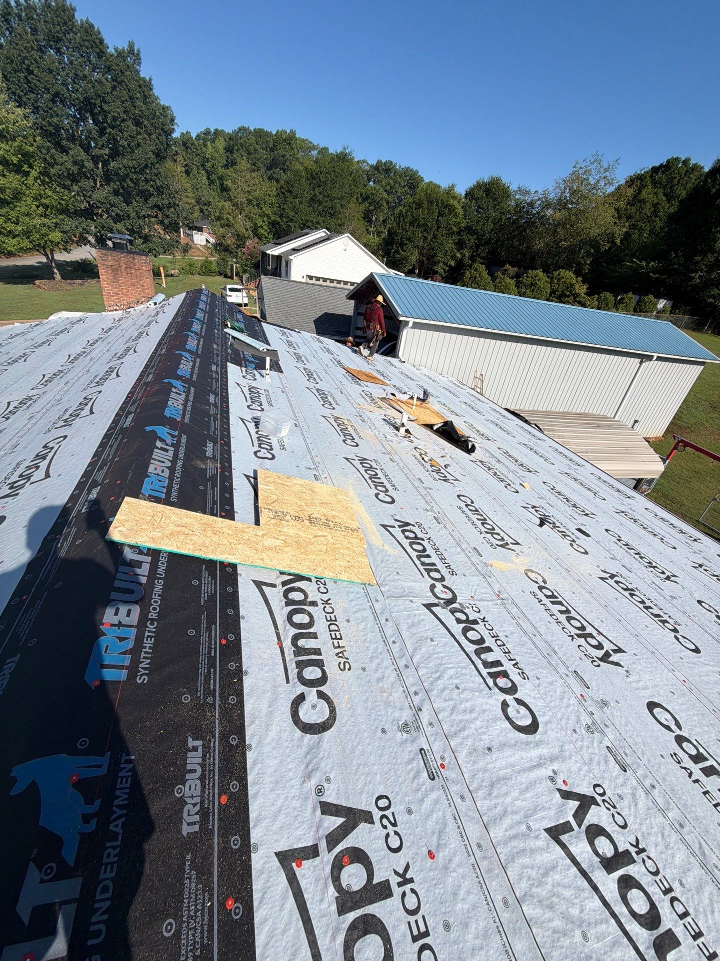 New CertainTeed Landmark Pewter Project in Greer, SC by Roofers LLC