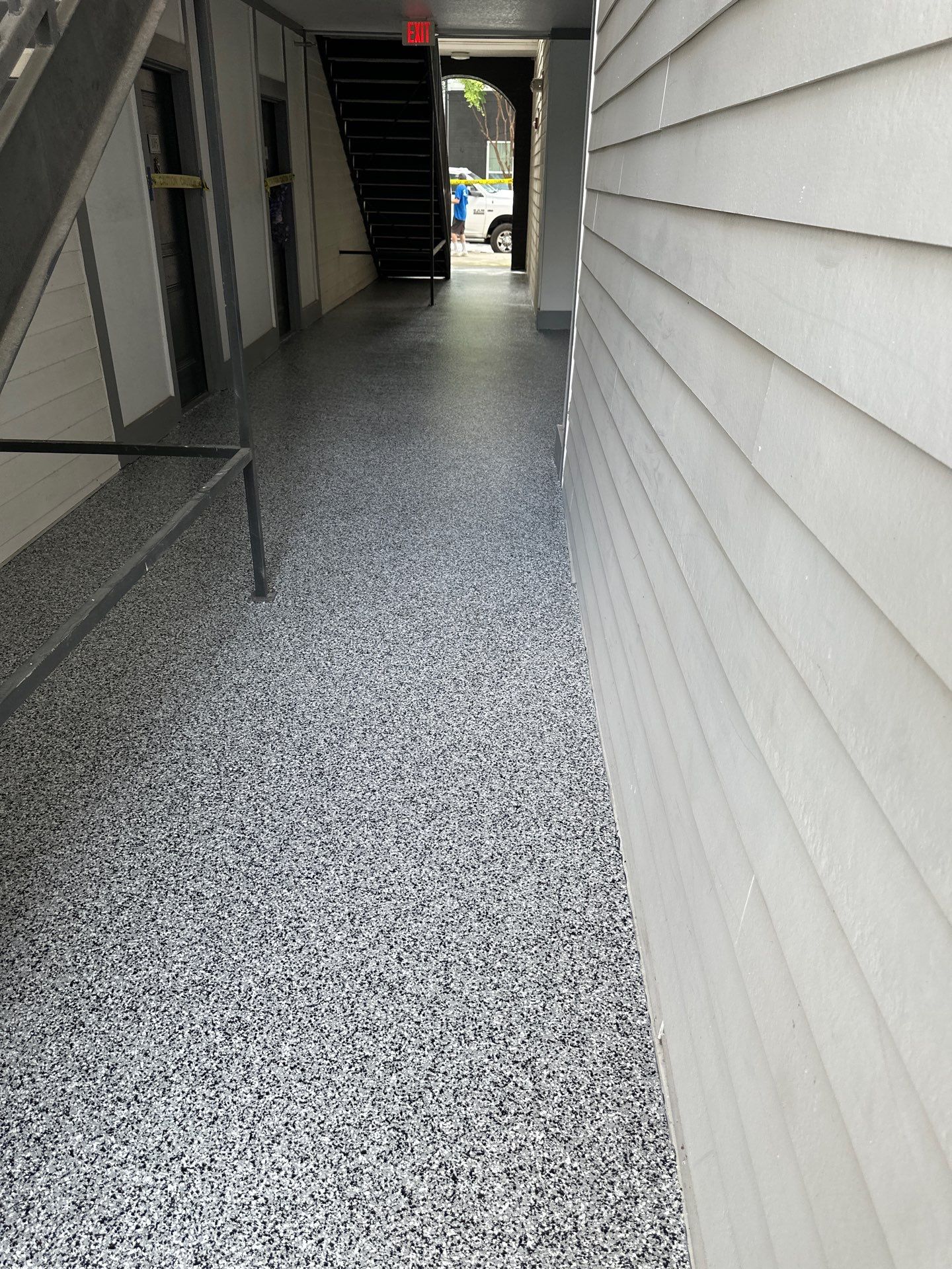 Commercial Floor Coating using Silverton by My Garage Floor Guys