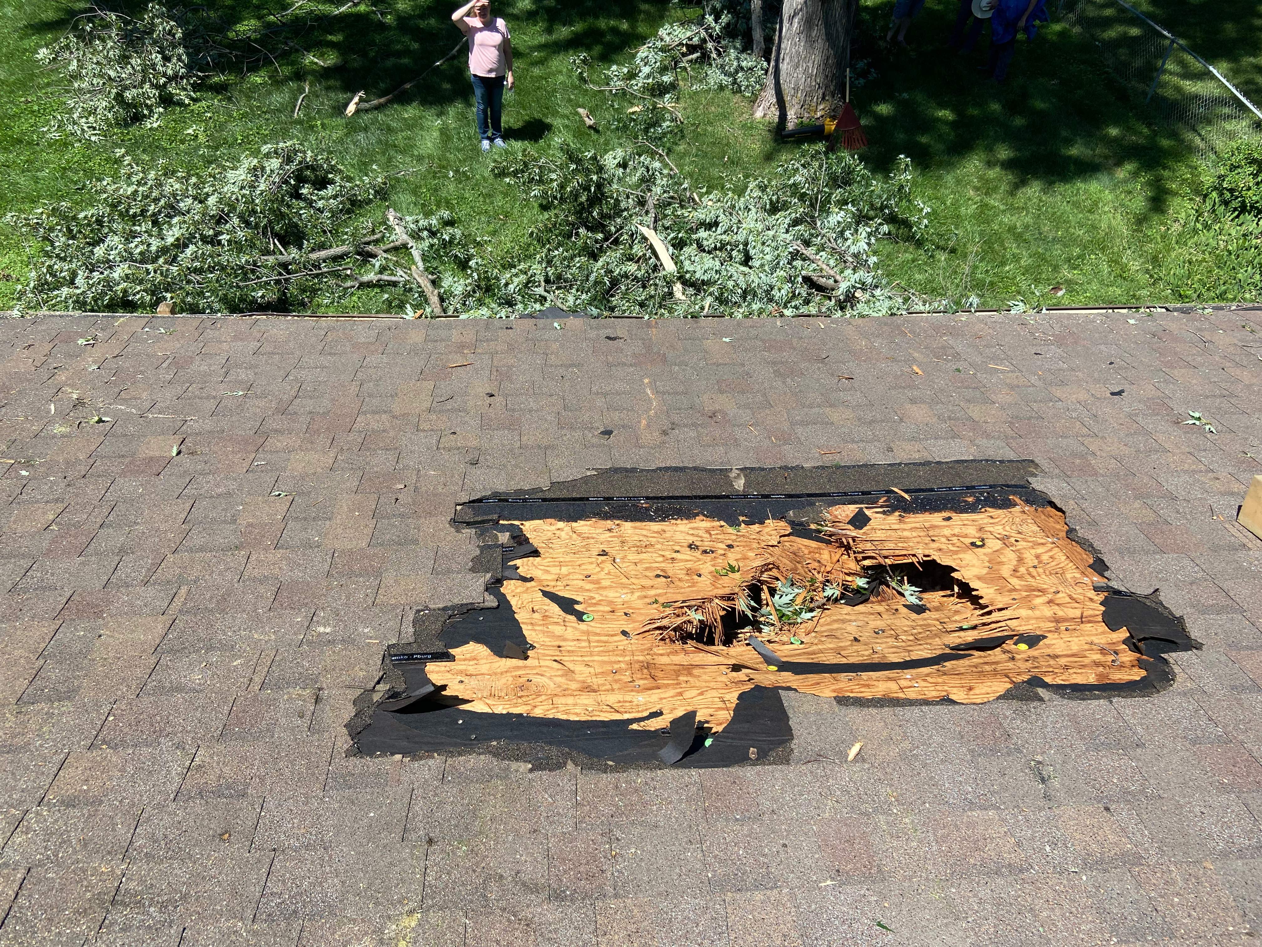 Emergency Roof Repair and Sheathing Replacement in Council Bluffs by Star Home