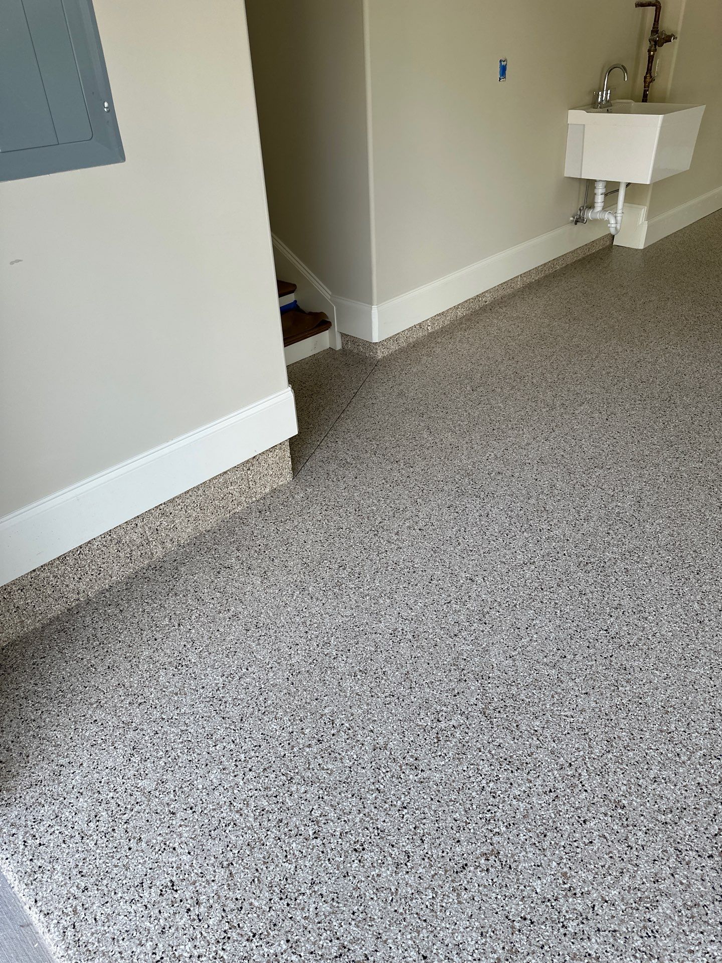 Garage Floor Coating using Shoreline by My Garage Floor Guys