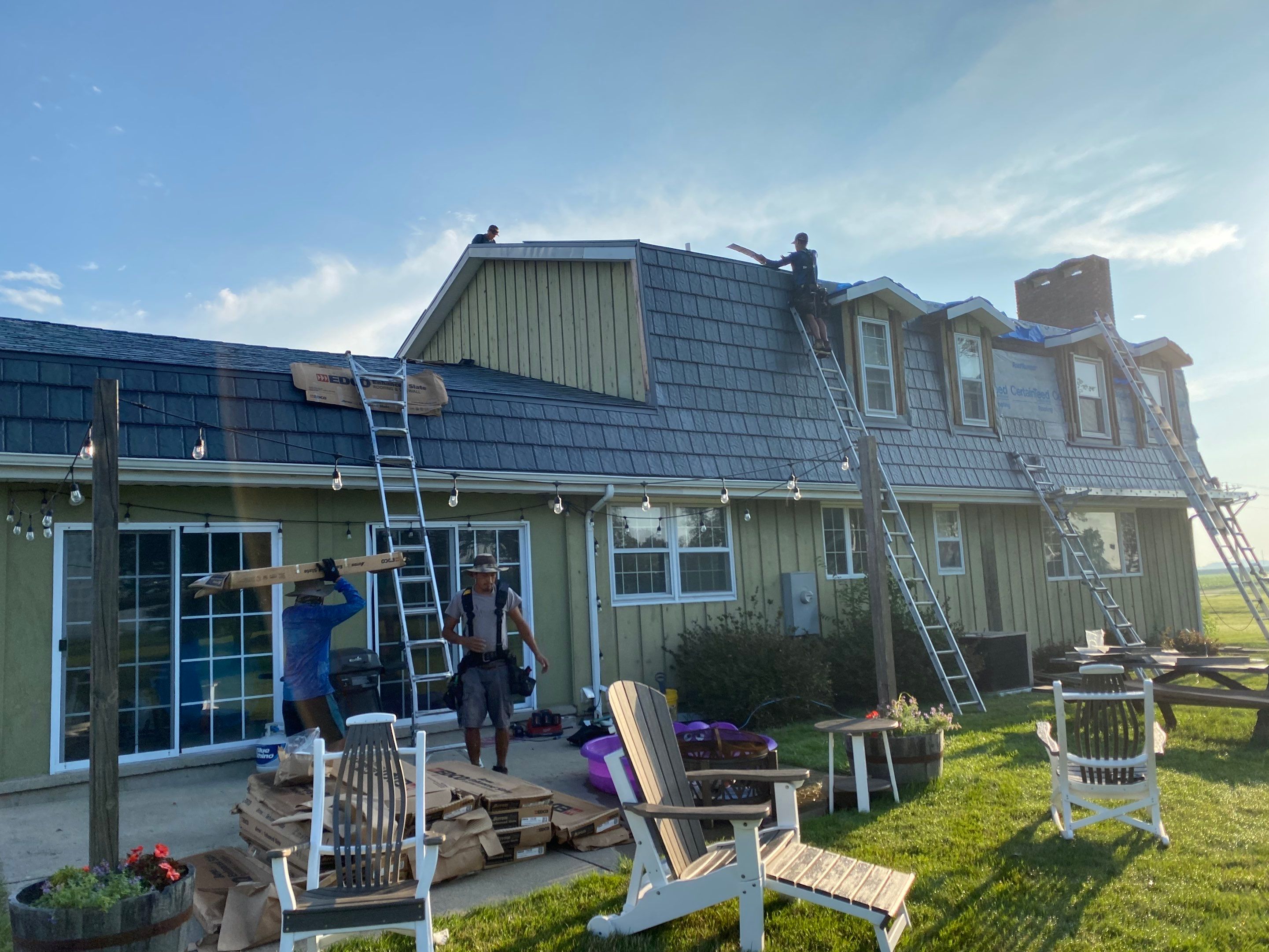 EDCO Slate Style Metal Shingle Roof in Van Wert, Ohio by 4Ever Metal Roofing