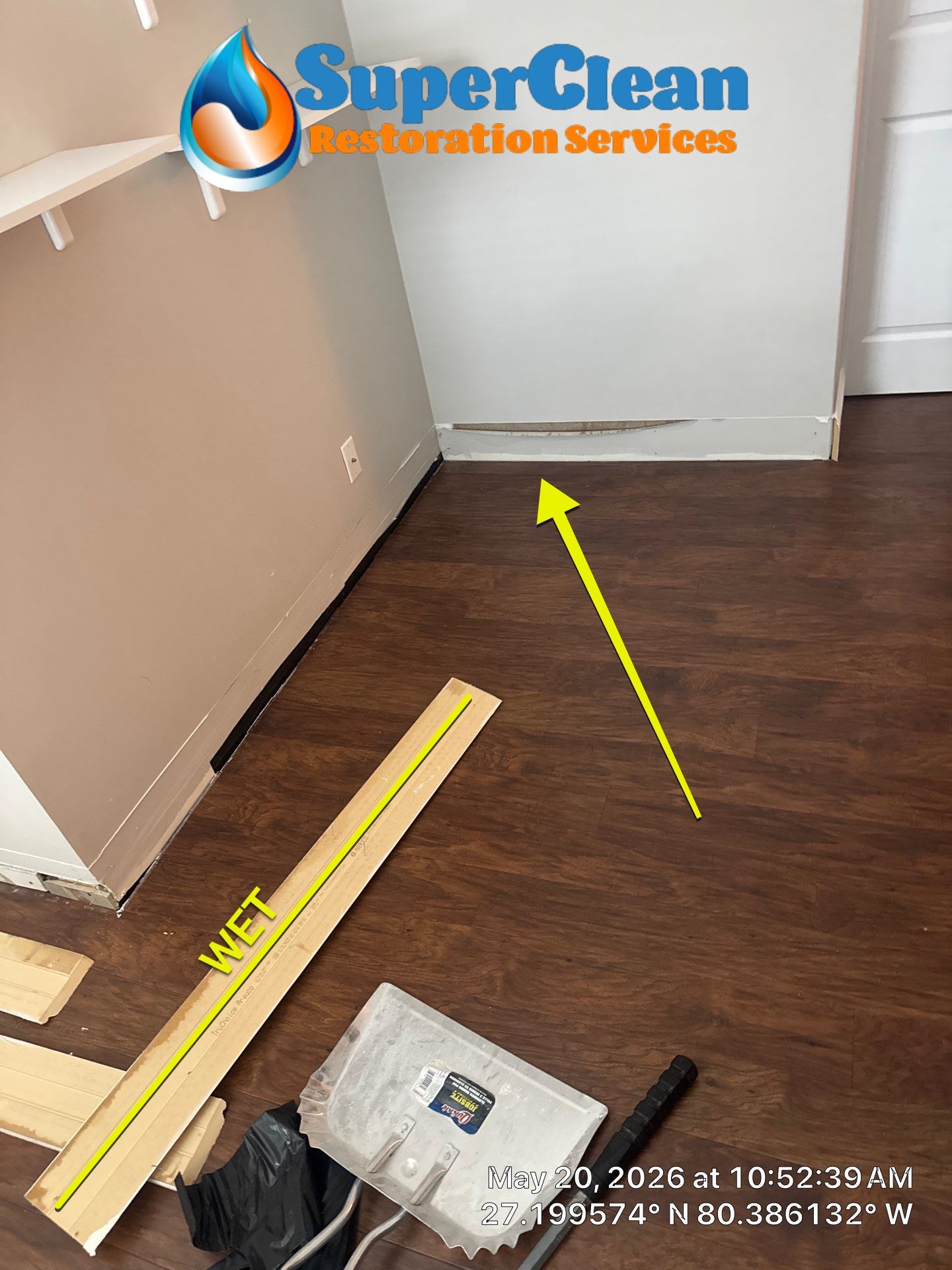 Water Damage Detection and Structural Drying in Palm City by SuperClean 