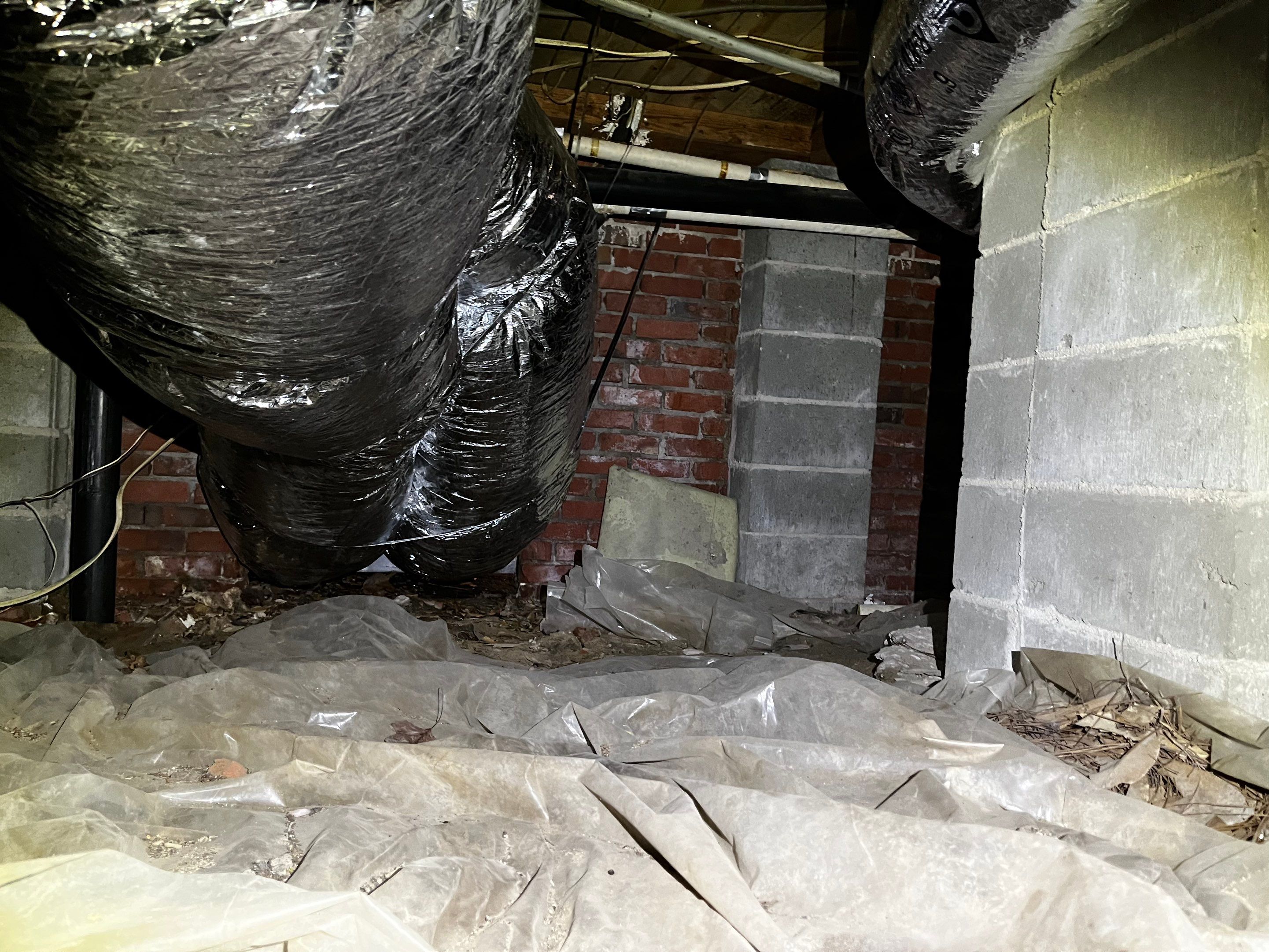 Impact Choice Encapsulation with new piers and crawlspace door. by Impact Crawlspace