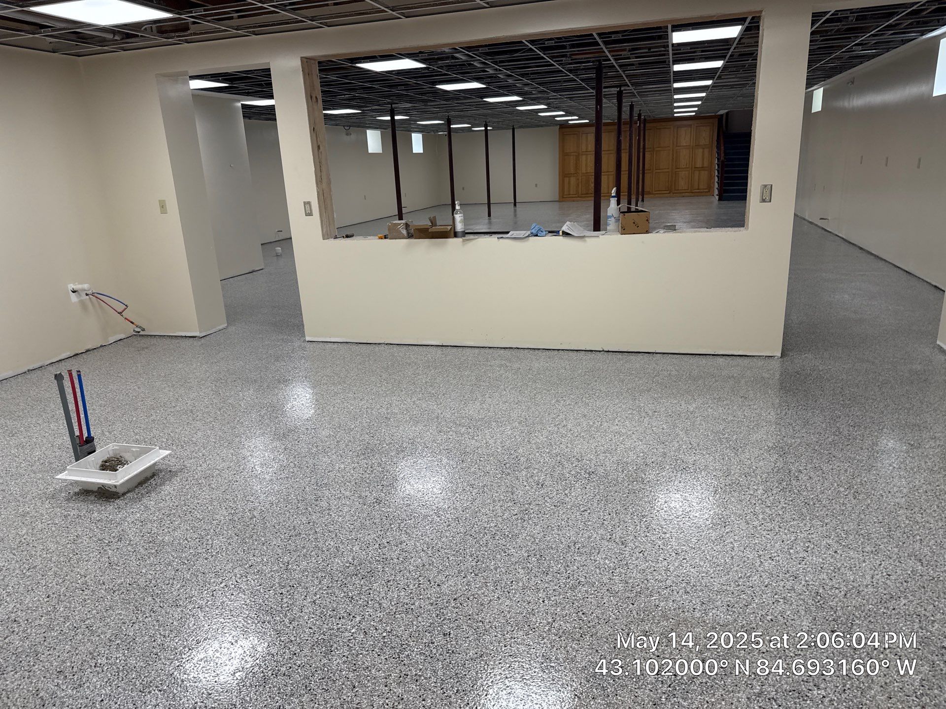 Project in Maple Rapids by Wise Coatings of Central Michigan