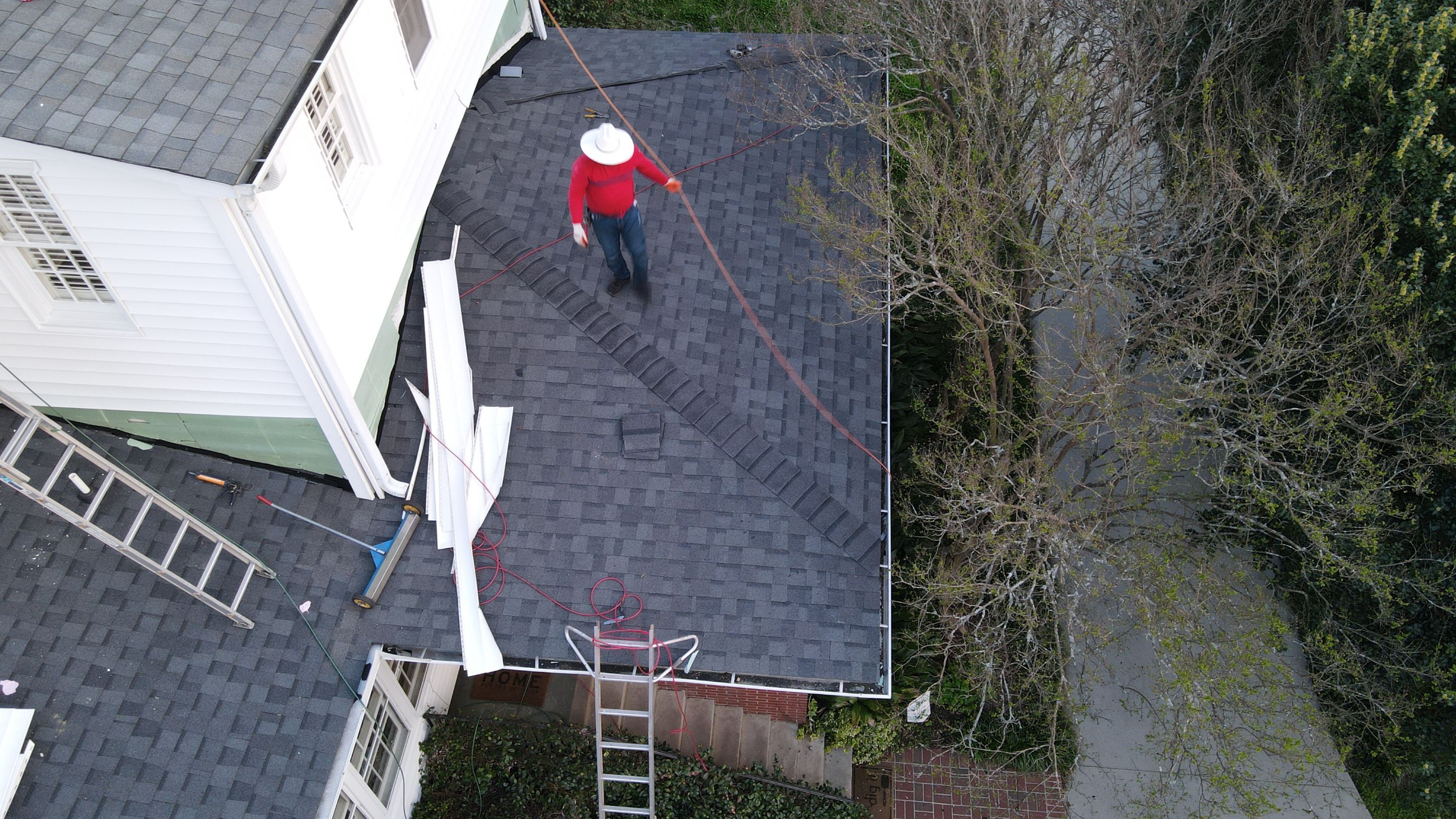 Residential Roofing Repair using Owens Corning Oakridge- Driftwood by Indigo State Roofing