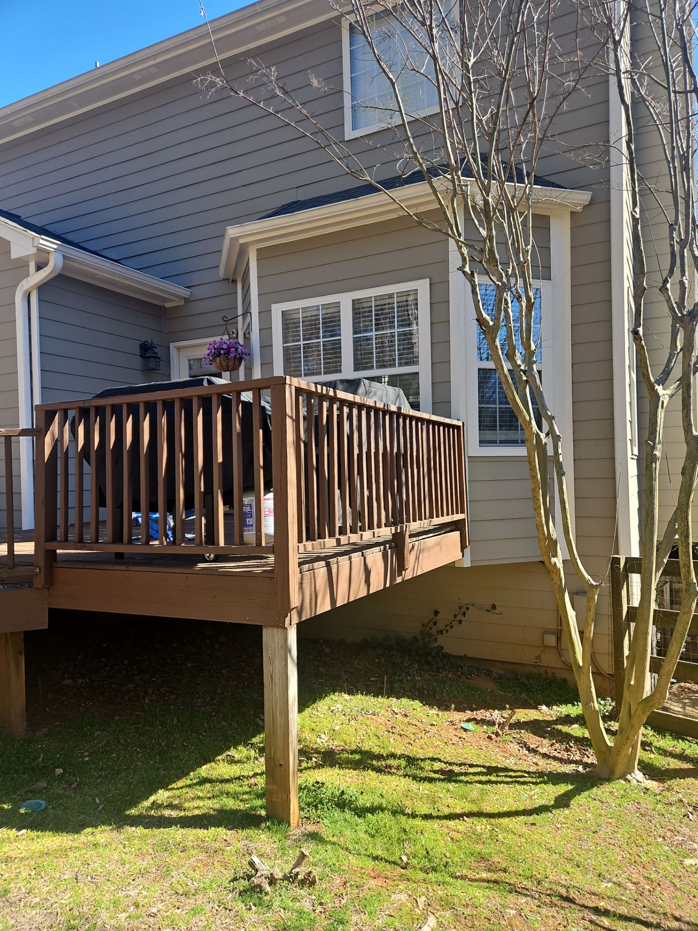 Wood Deck Build and Screen Porch Install in Kennesaw, GA by Nelson Exteriors