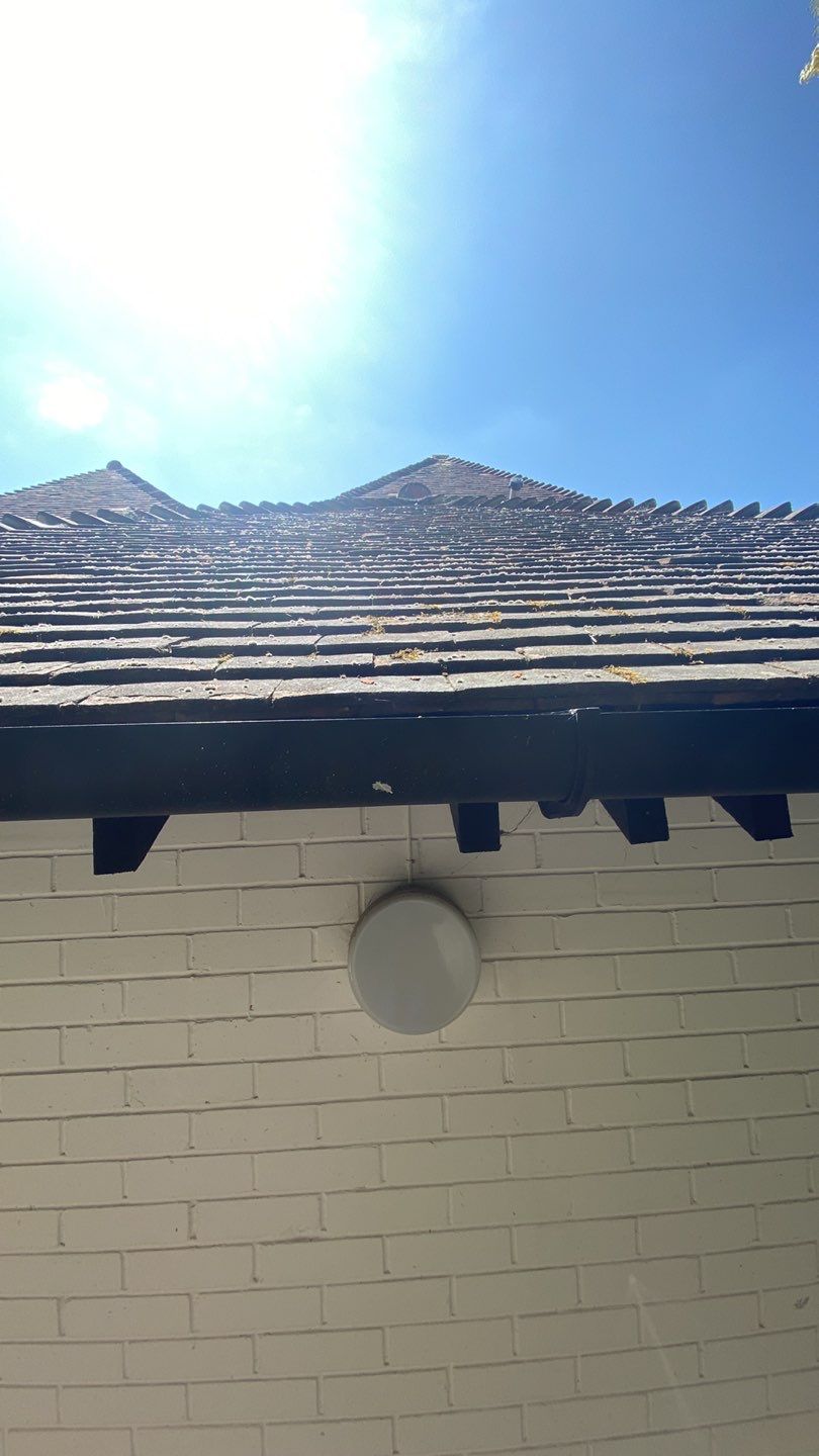 Roof Clean - Biocide Treatment using Honda 15lpm Low Pressure Washing Machine by Ges Exterior Cleaning ltd