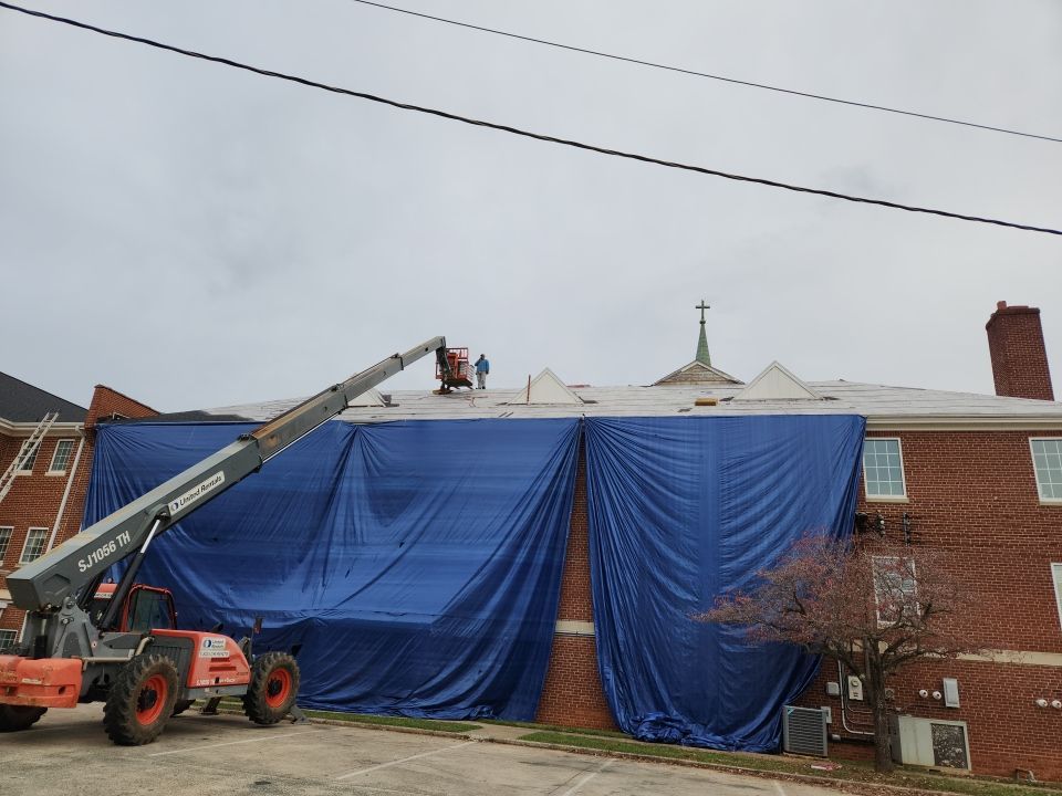 Mebane United Methodist Church by Just In Time Roofing and Restoration