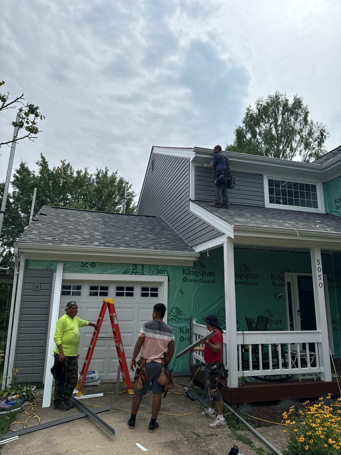 New Prodigy siding with One-piece insulated siding system & Exterior painting   by Alpha Design Services