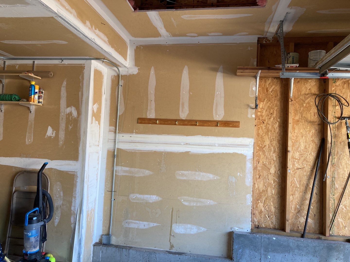 Water Damage in Garage by Accountable Home Services