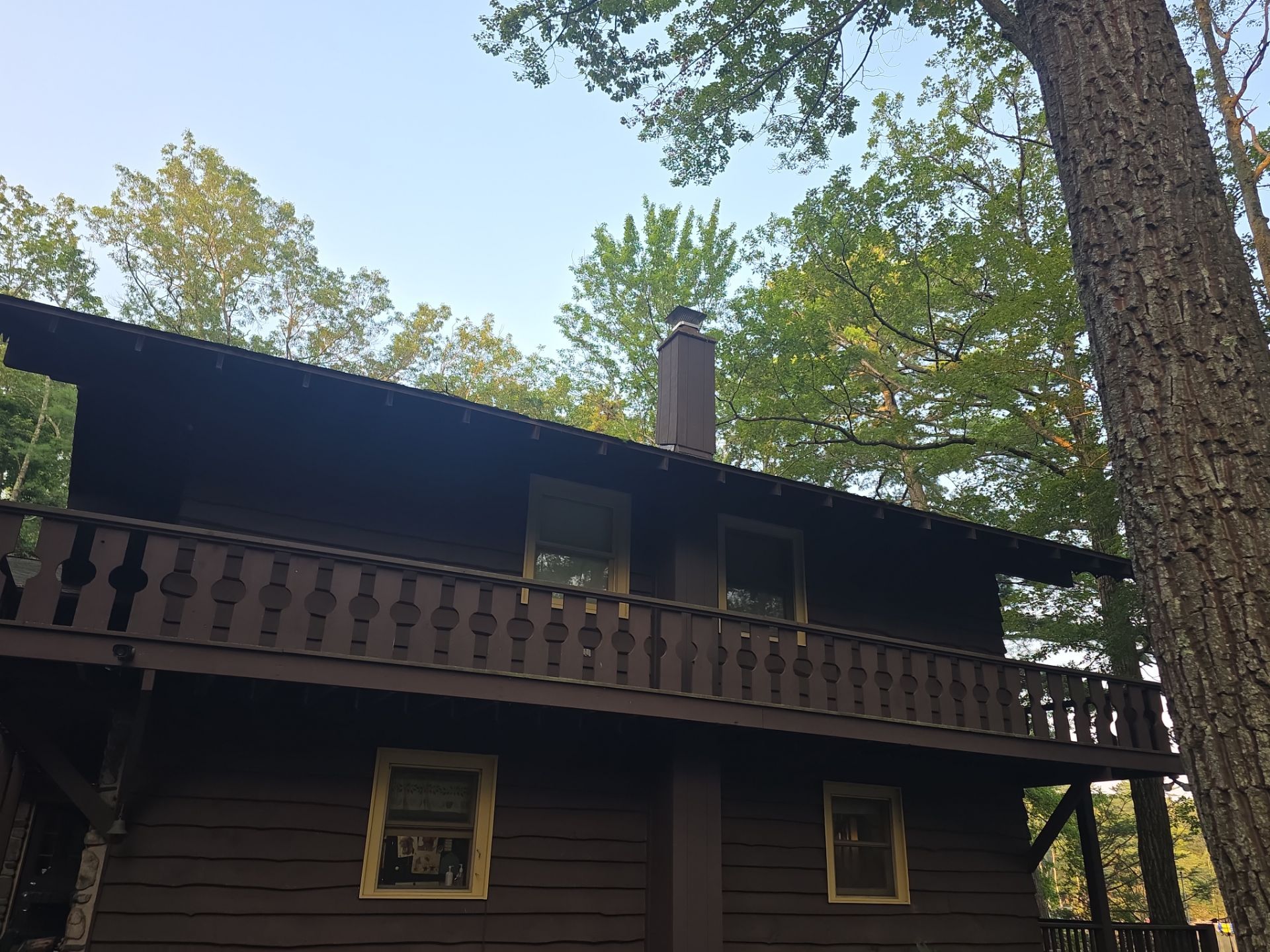Stunning Tesla Solar Roof Cabin in the Woods by American Home Contractors