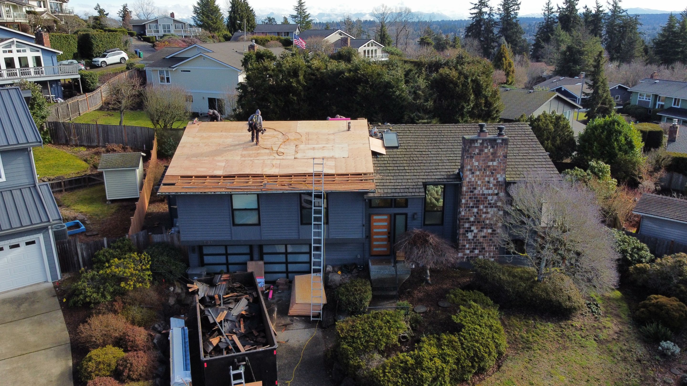 Cedar Shake to Standing Seam Metal Roof Project in Kirkland by RoofSmart