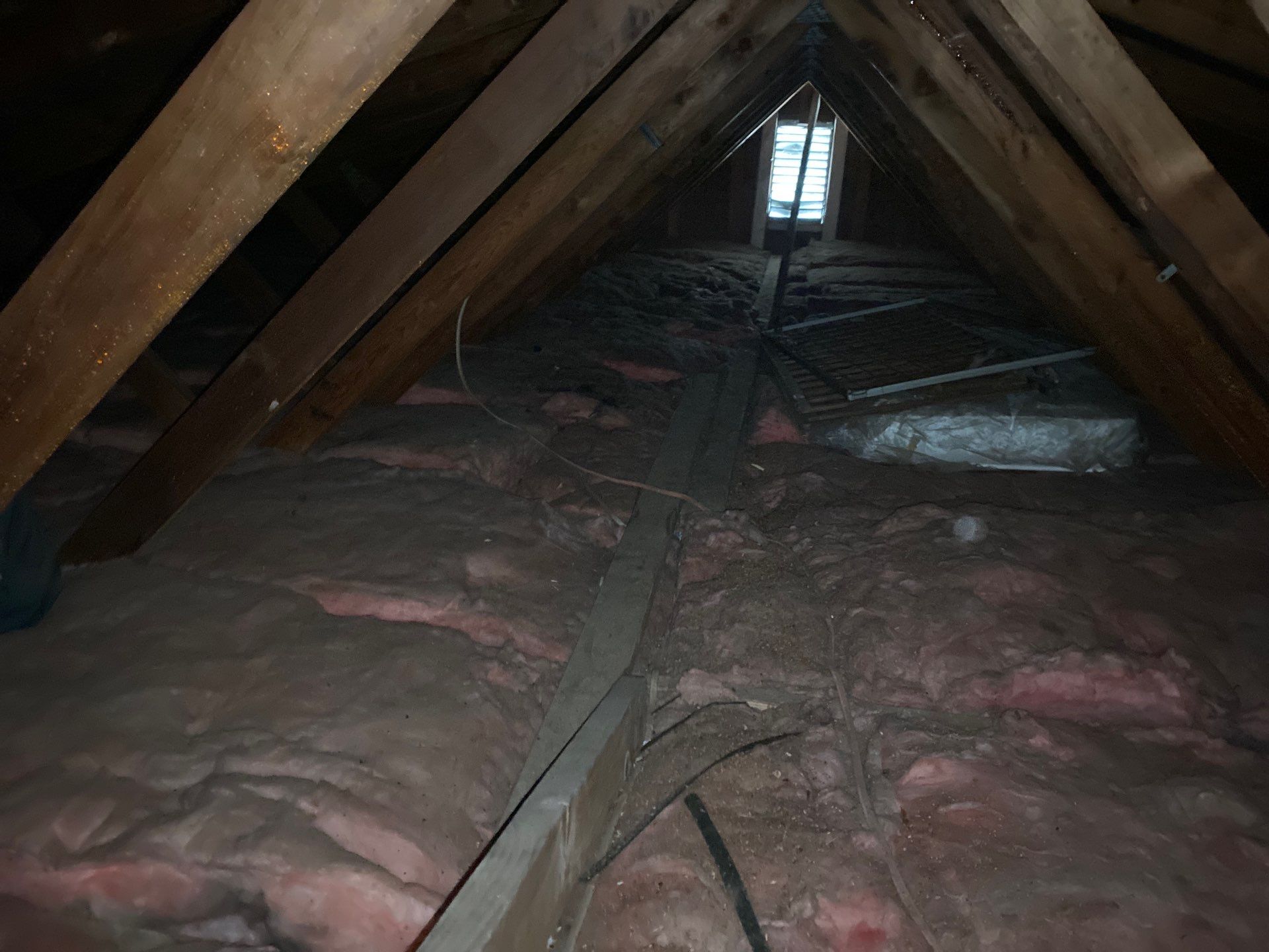 Mold remediation in attic of Pittsburgh, Pa home by Home Environment Solutions