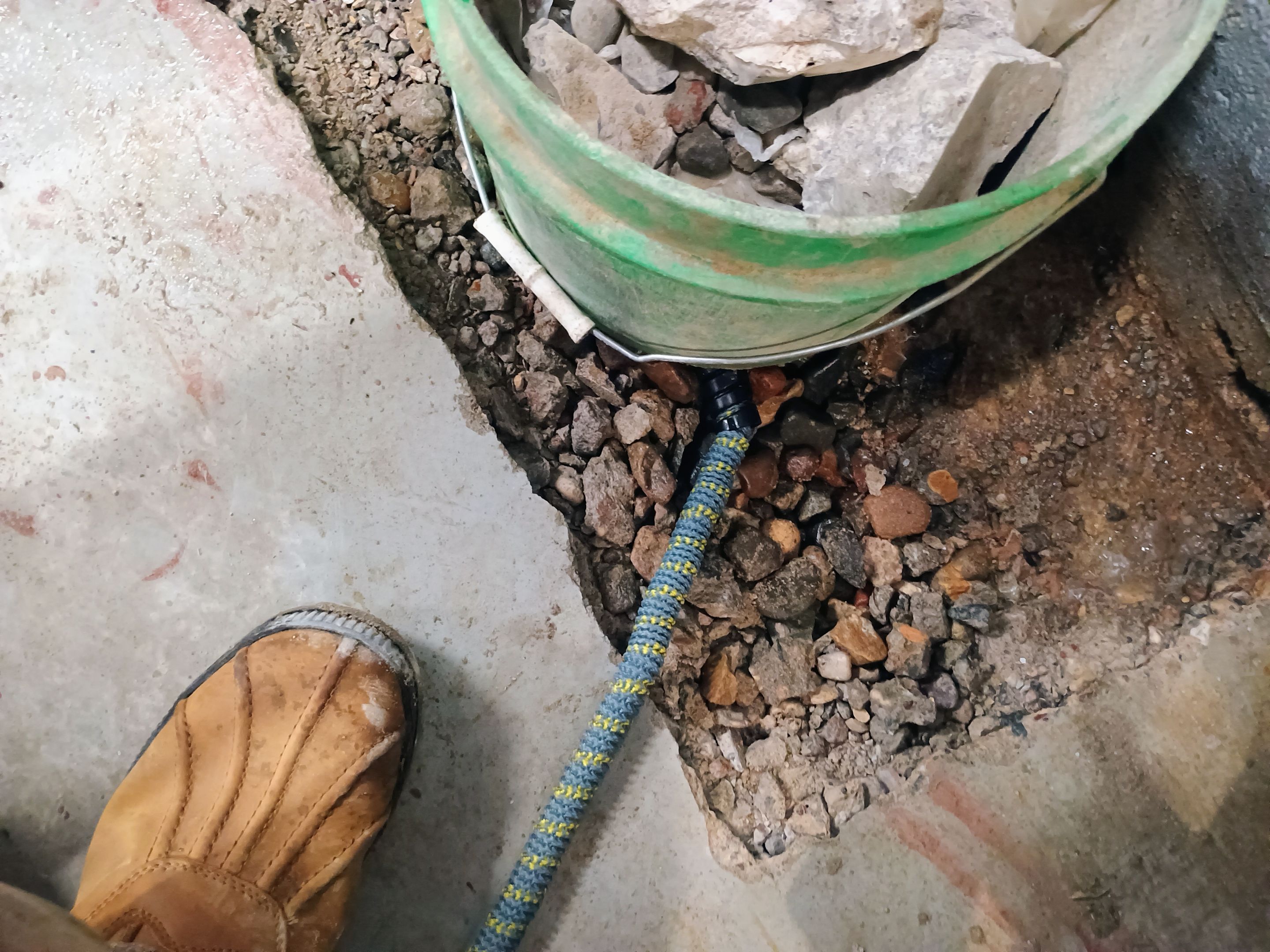 Depressurizing Denny's Basement Wall by Waterproofing Northeast