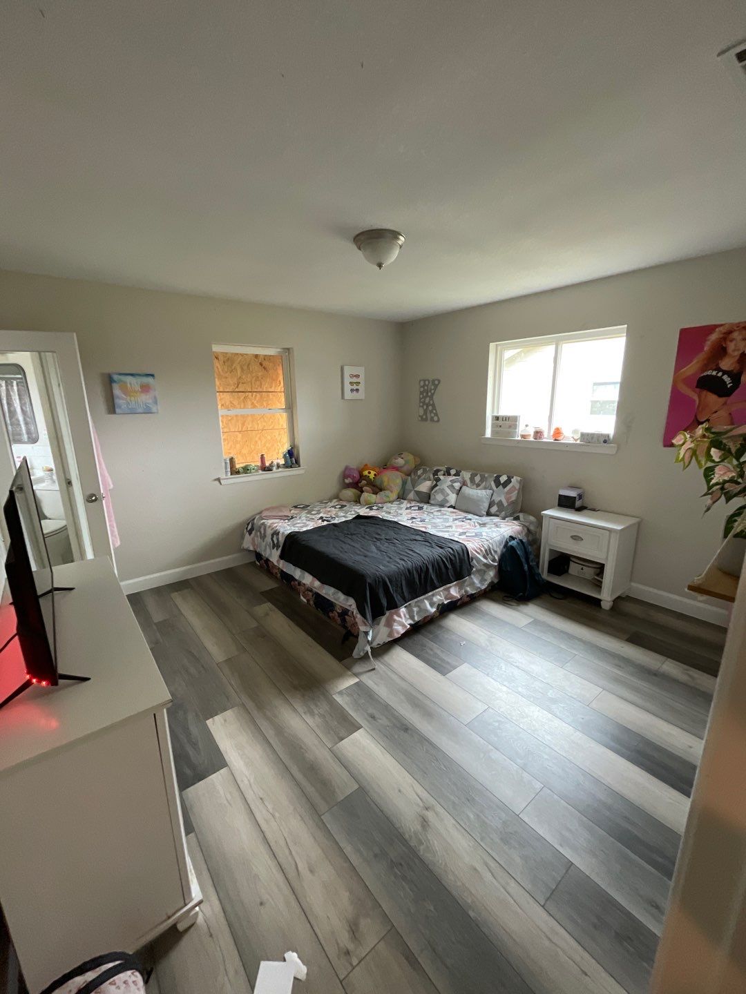 Interior flooring project by Springtree Restoration 