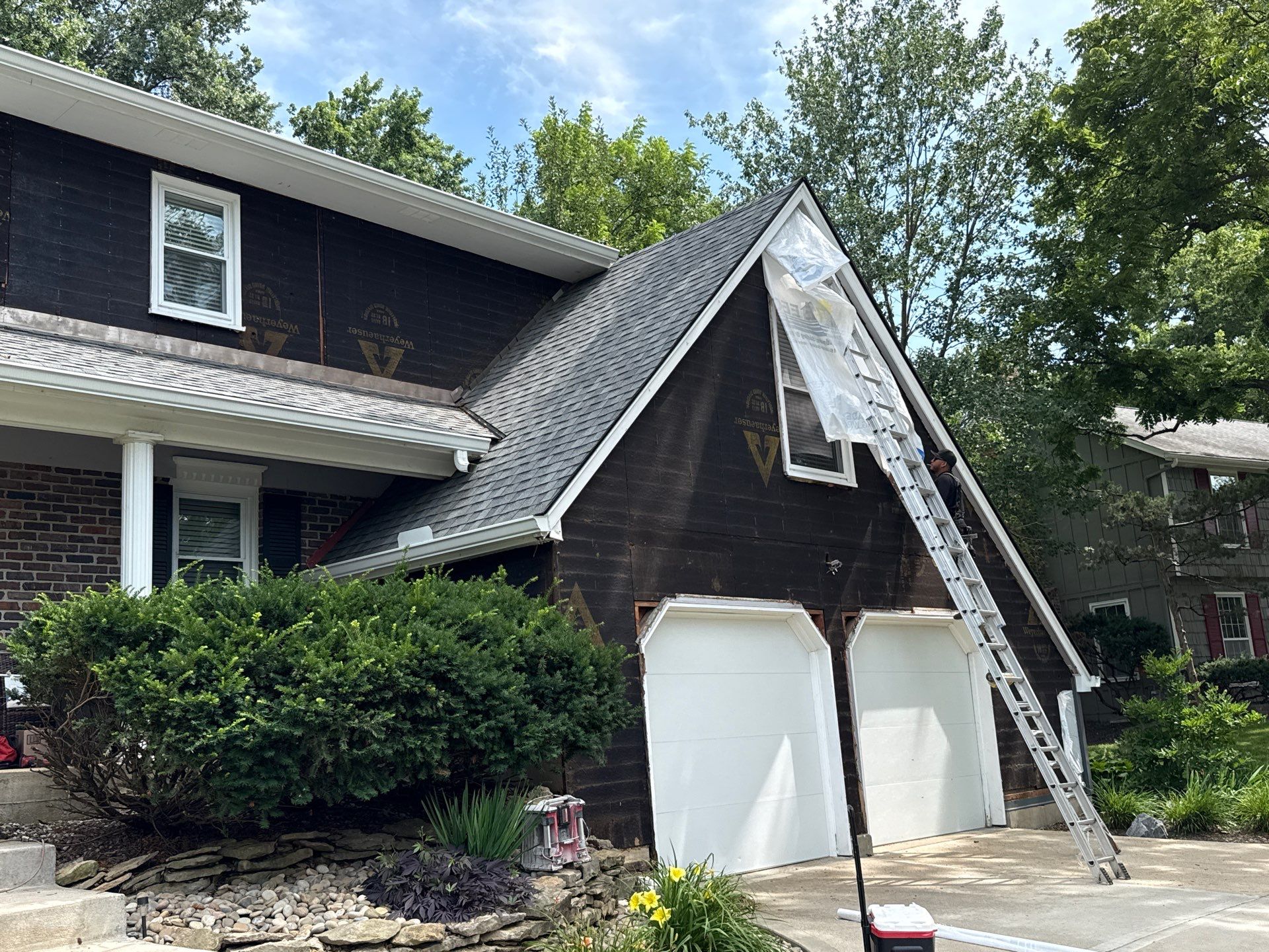 Full Exterior Siding Upgrade and Board and Batten Installation in Shawnee by EEC Windows, Siding & Roofing